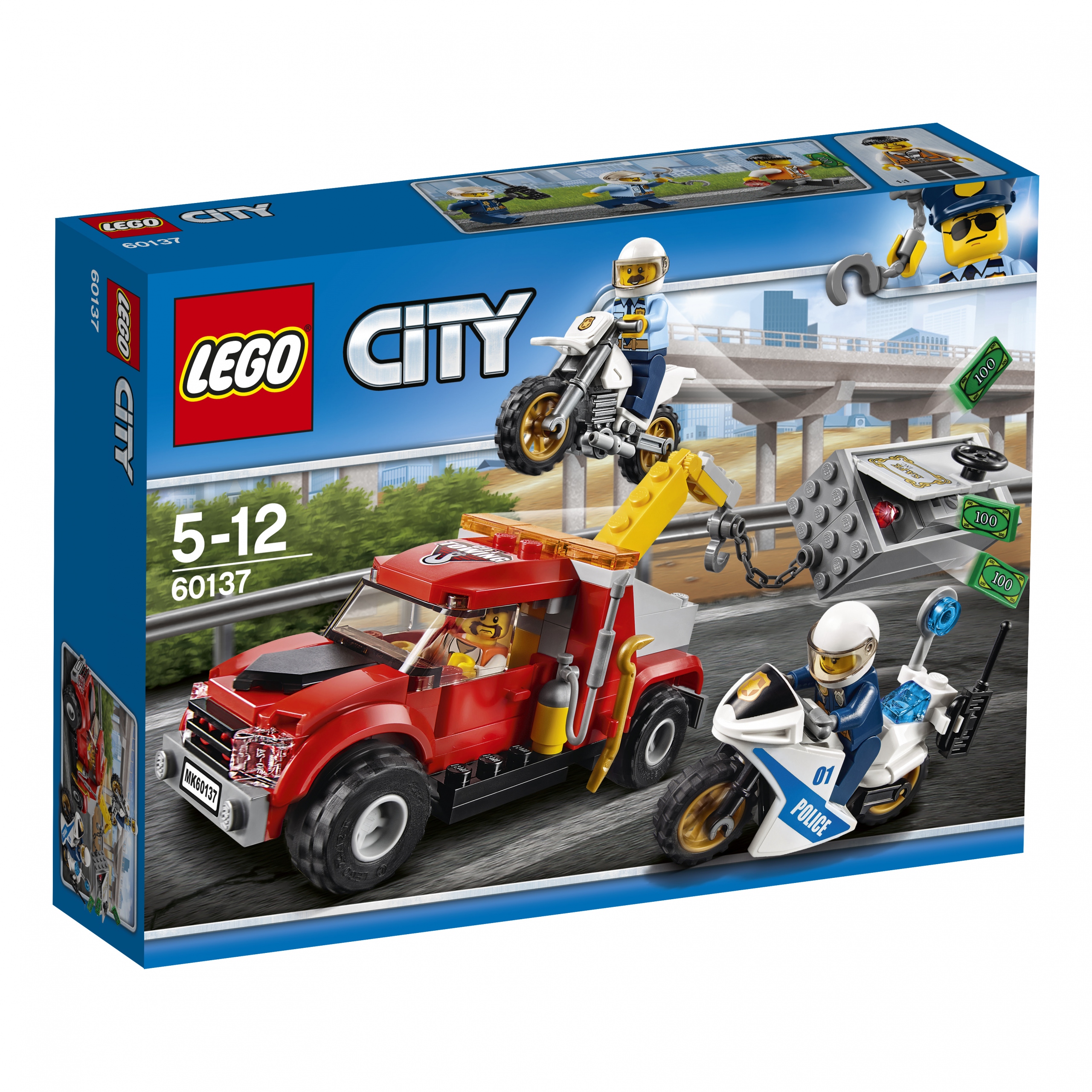 Lego 60137 City Policejní doprovod sada pronásledování ve městě Dárek