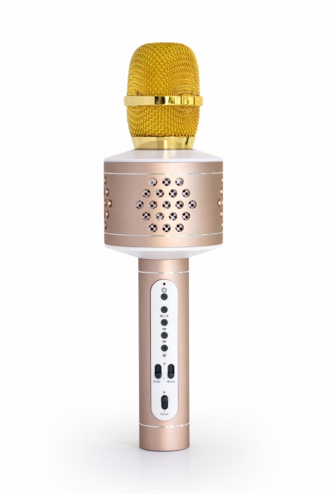 

Mikrofon karaoke Musicman BT-X35 Pro złoto-srebrny