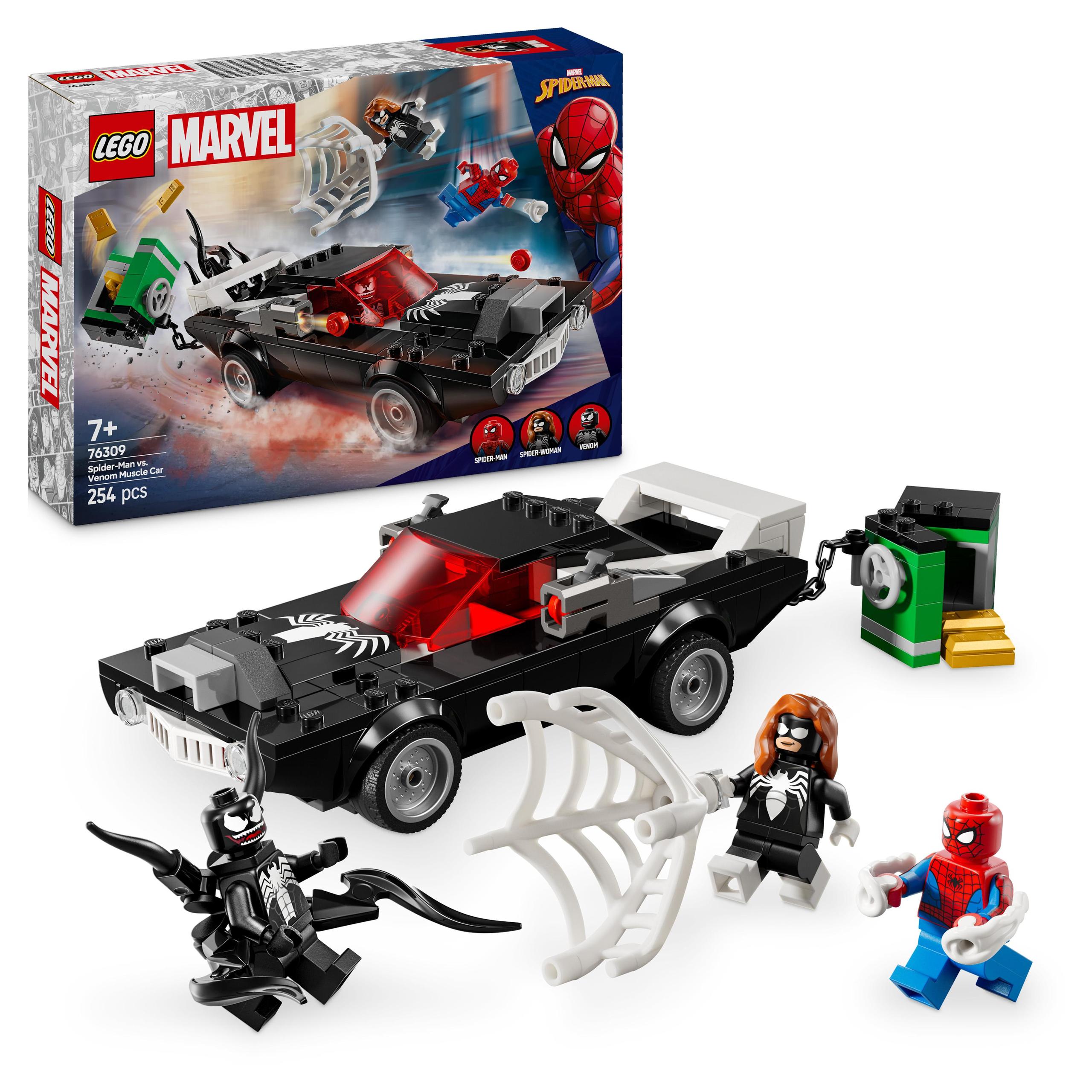 Lego Marvel Spider-Man vs. Venomovo muscle car 76309