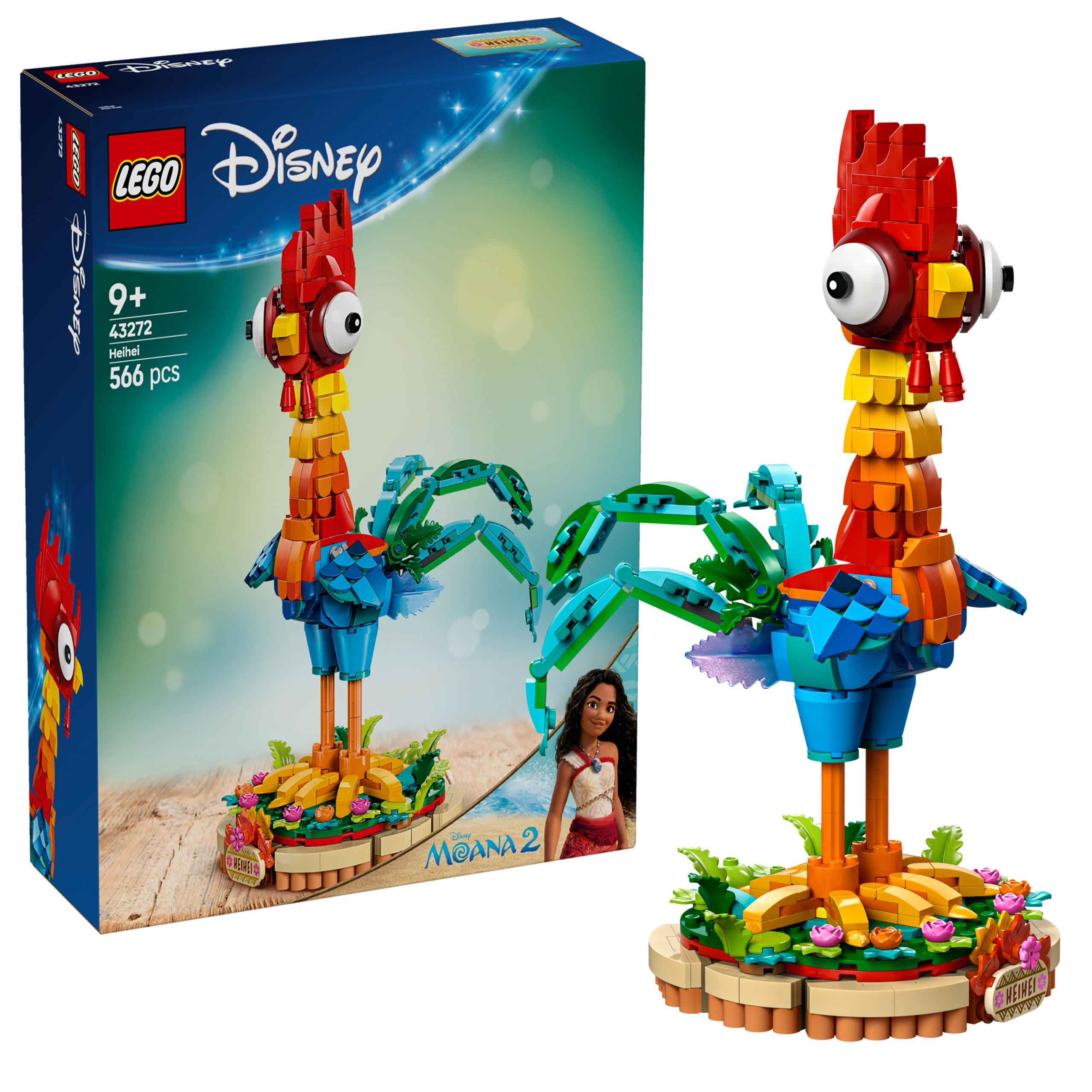 Klocki Lego Disney 43272 Heiheia 566 Elementów 9+ Lat Zabawki Zabawka