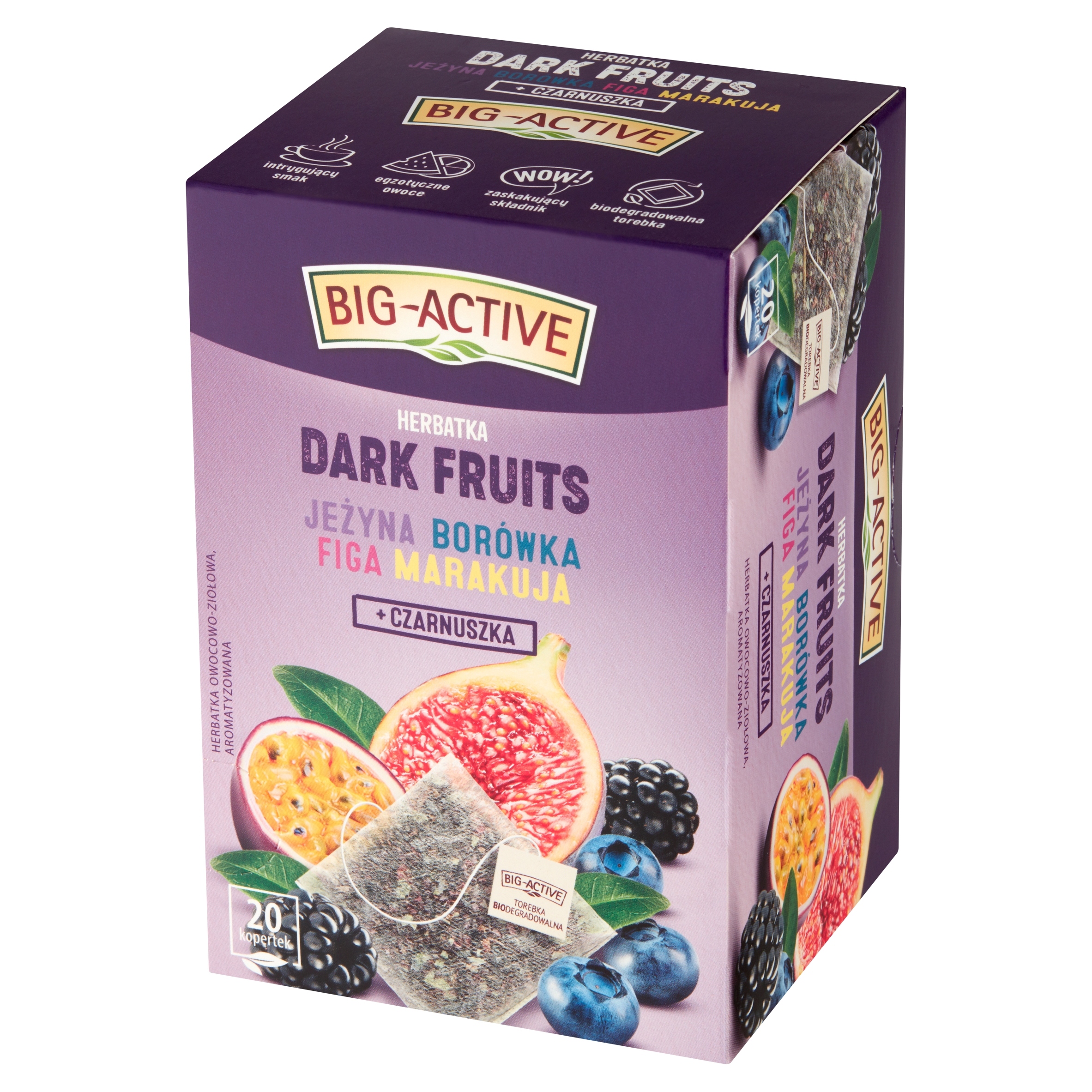 Levně 7 x Big-Active Dark Fruits ex20 čaj