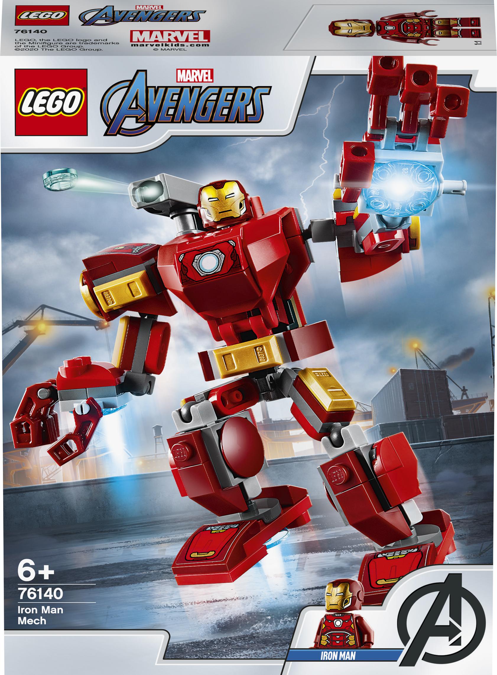 Lego Avengers 76140 Mech Iron Mana opis