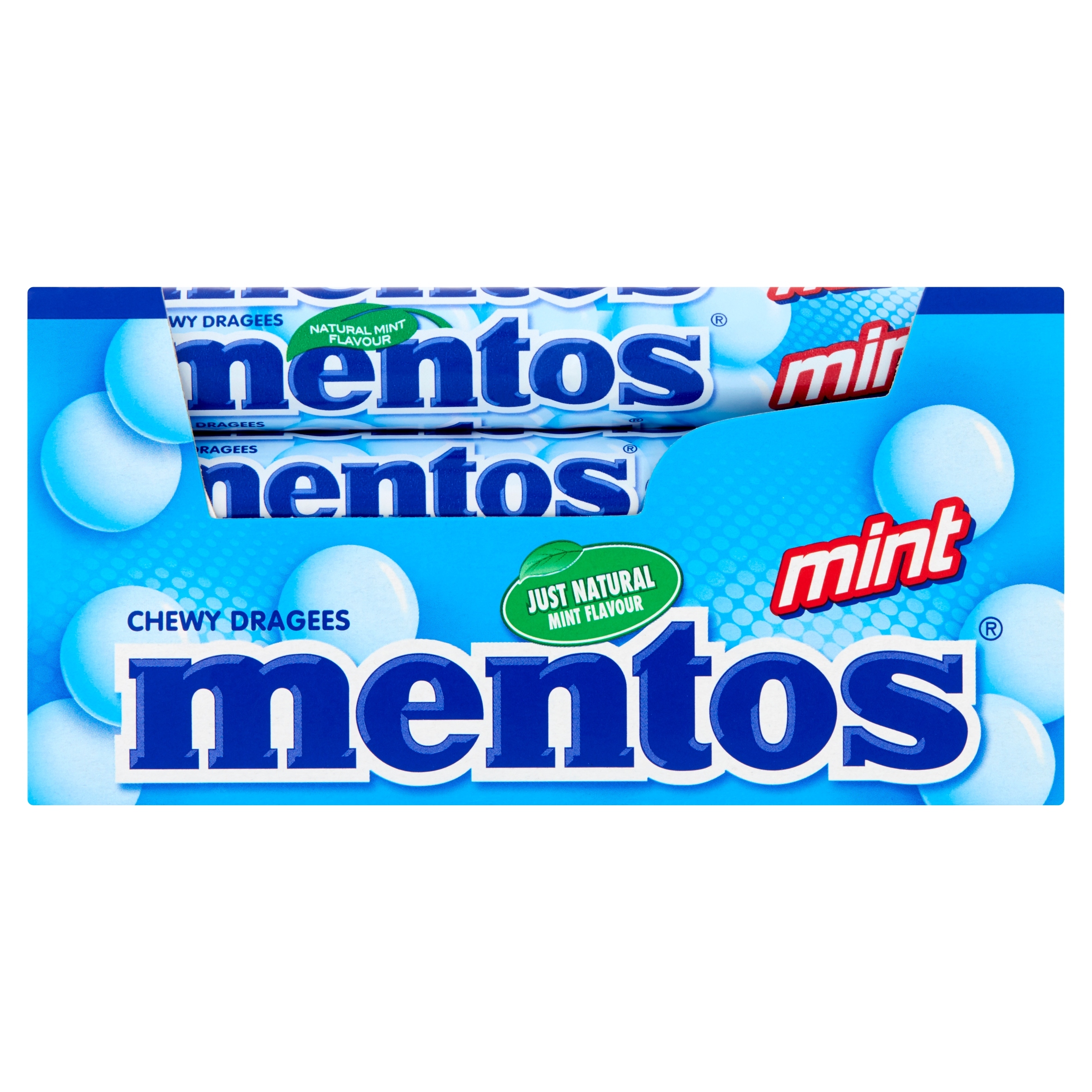 Mentos Mint žvýkací žvýkací bonbóny s mátovou příchutí 40 ks x 38 g 1520