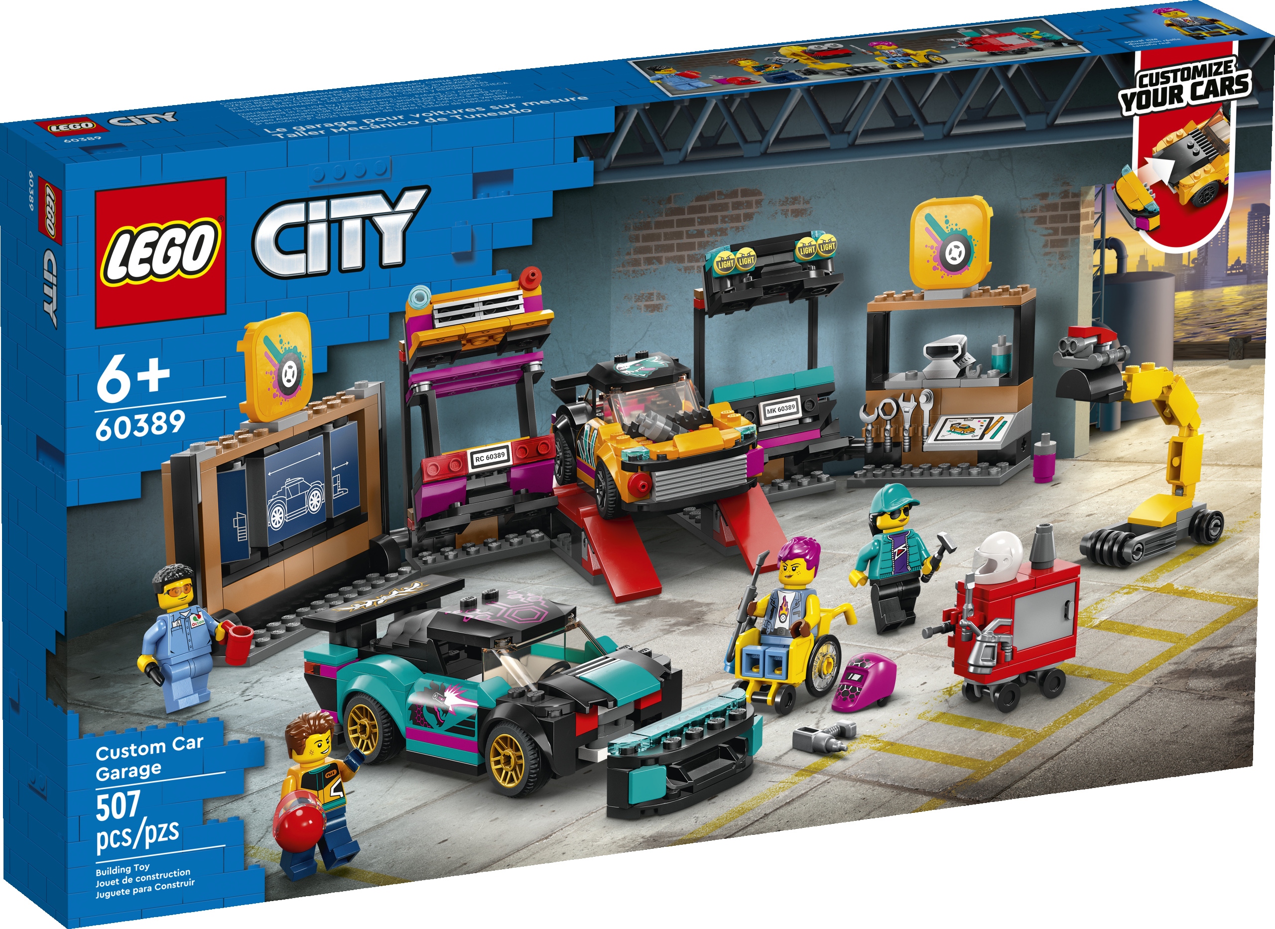 

Lego City 60389 Warsztat tuningowania samochodów