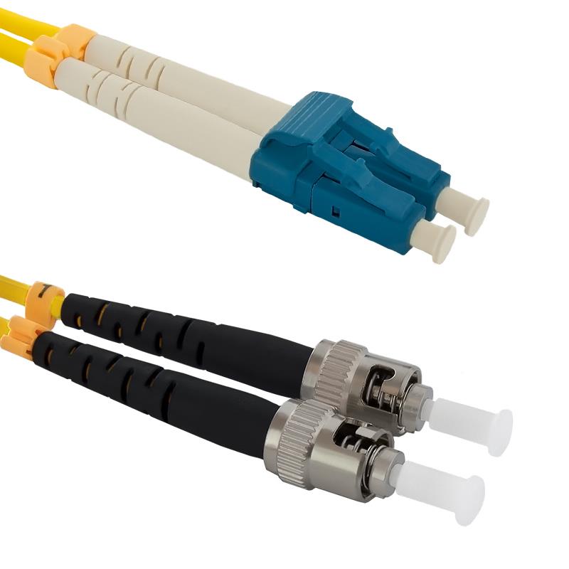 Patchord optyczny 2m żółty Qoltec 54068
