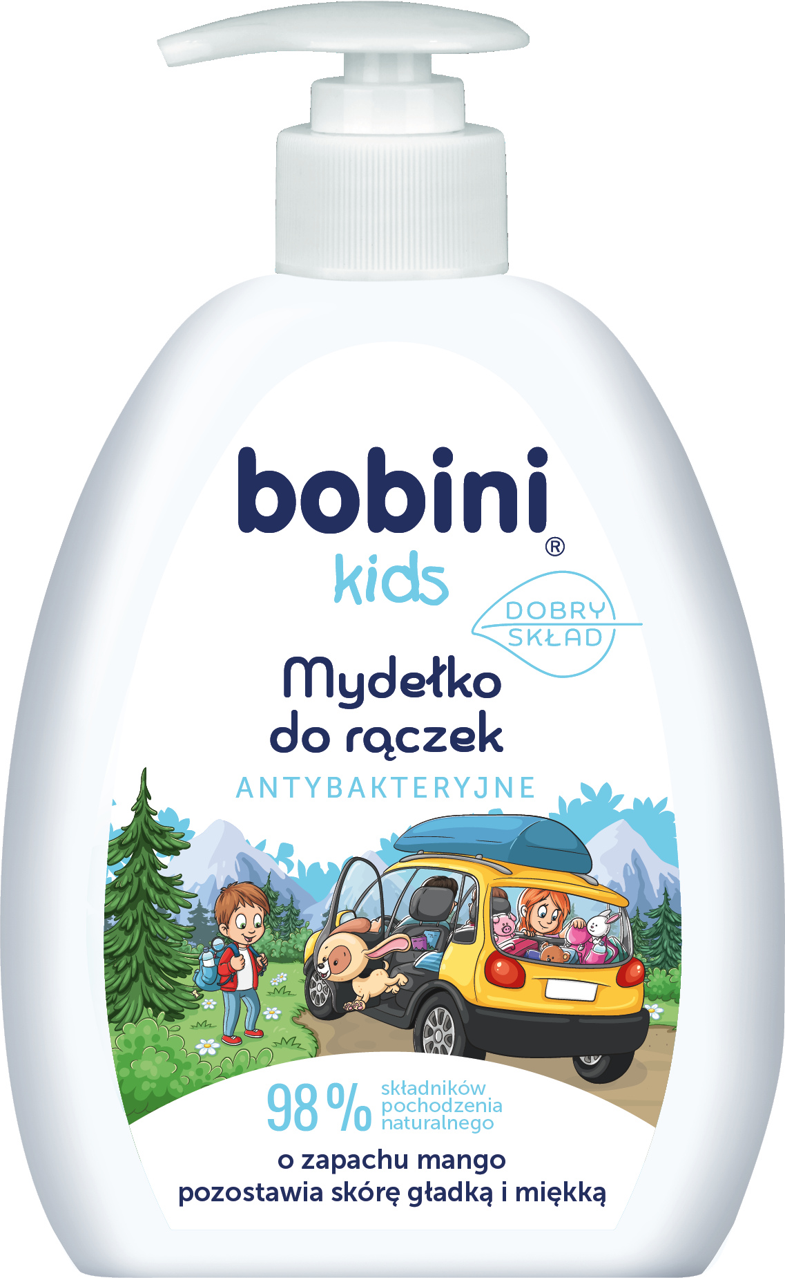 Bobini kids mydło do rączek antybakteryjne 300ml mango