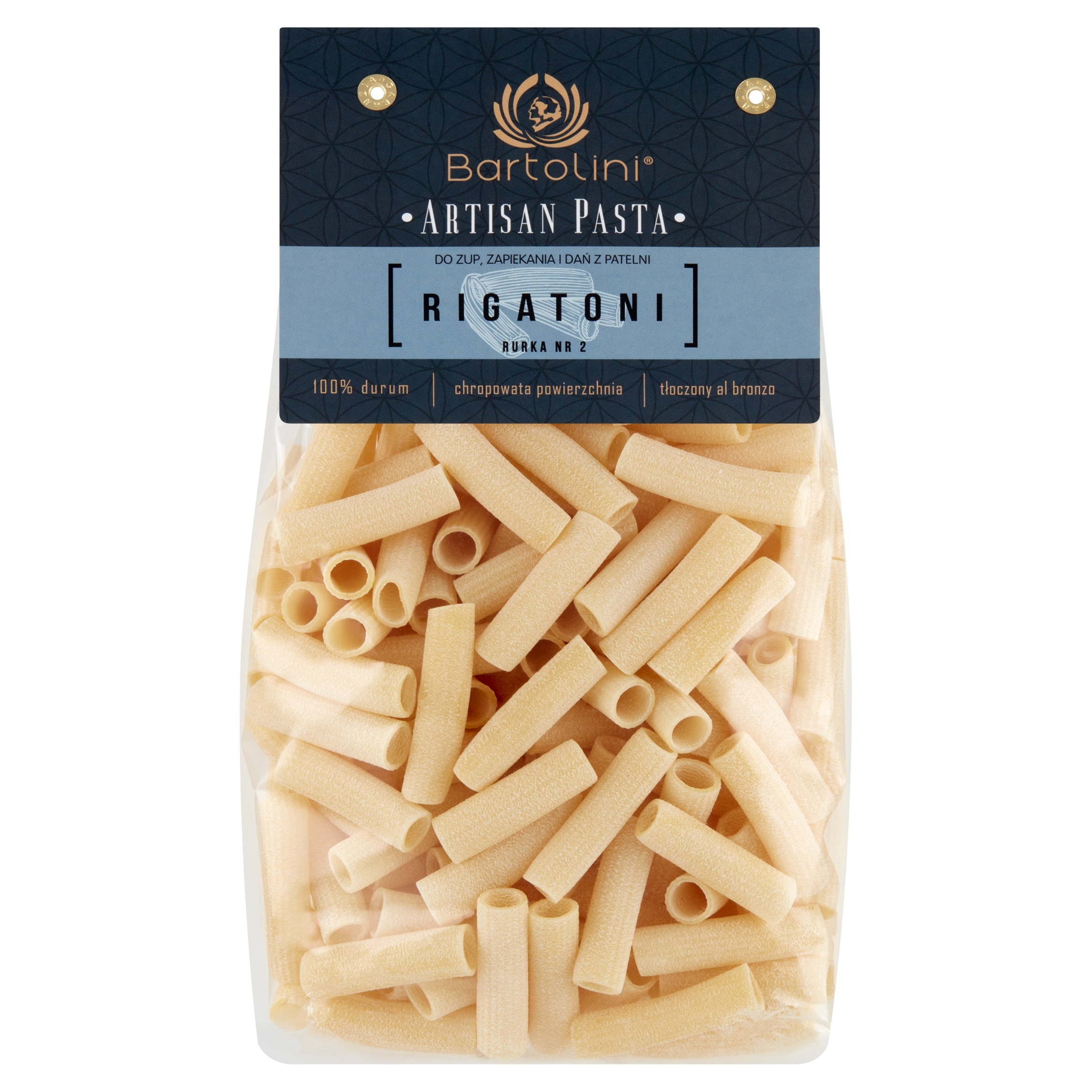 Ekologické těstoviny Rigaroni Bartolini, 400 g