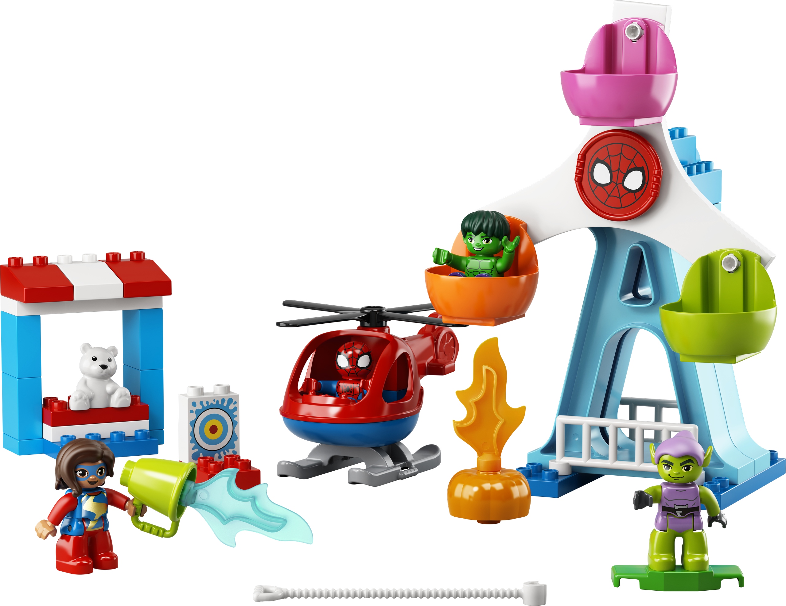 Lego Duplo 10963 Spider-Man i przyjaciele w wesołym miasteczku