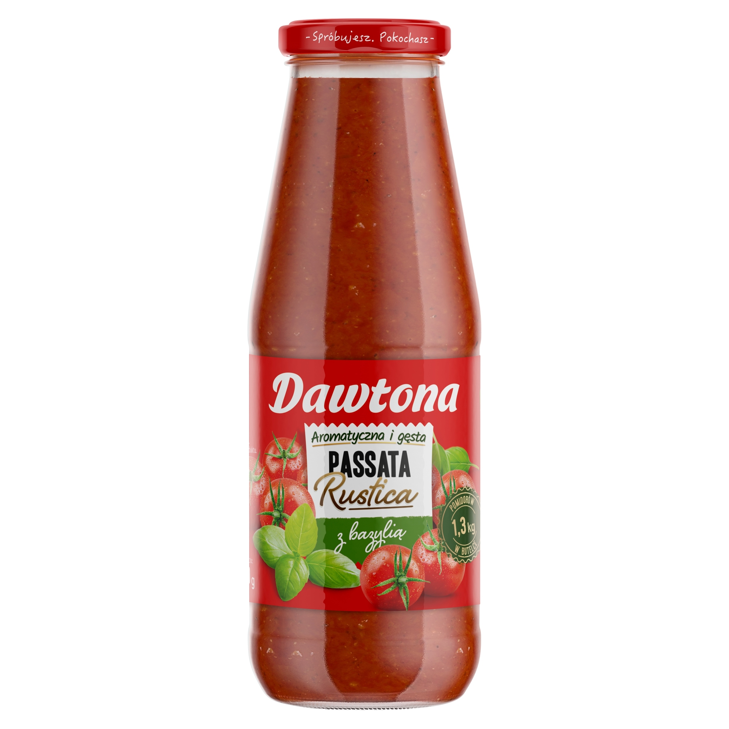 Levně Passata Rustica s bazalkou Dawtona 690 g