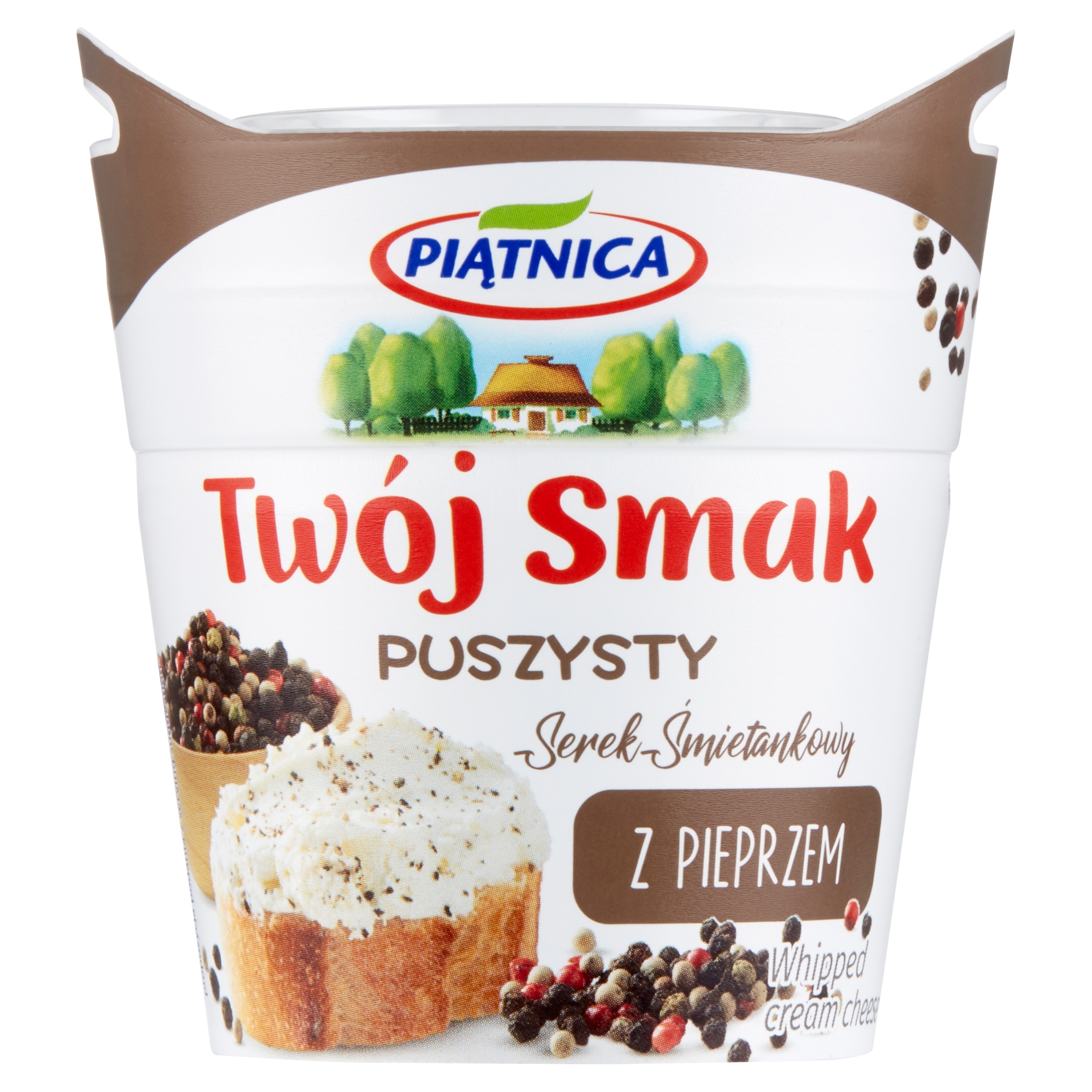 Piątnica Tvoje chuť: Nadýchaný smetanový sýr s pepřem 150 g
