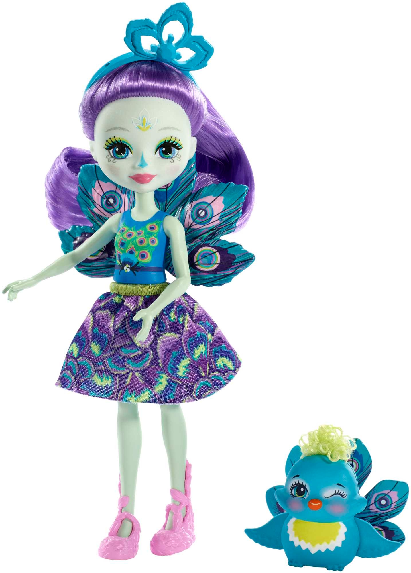 

Mattel Enchantimals Lalka Patter Peacock