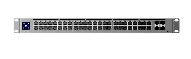 UBIQUITI UniFi Switch Pro Max, 48 port, Layer 3, (32) GbE PoE+, (16) 2.5 GbE PoE++, (4) 10G SFP+, 700W — 13
