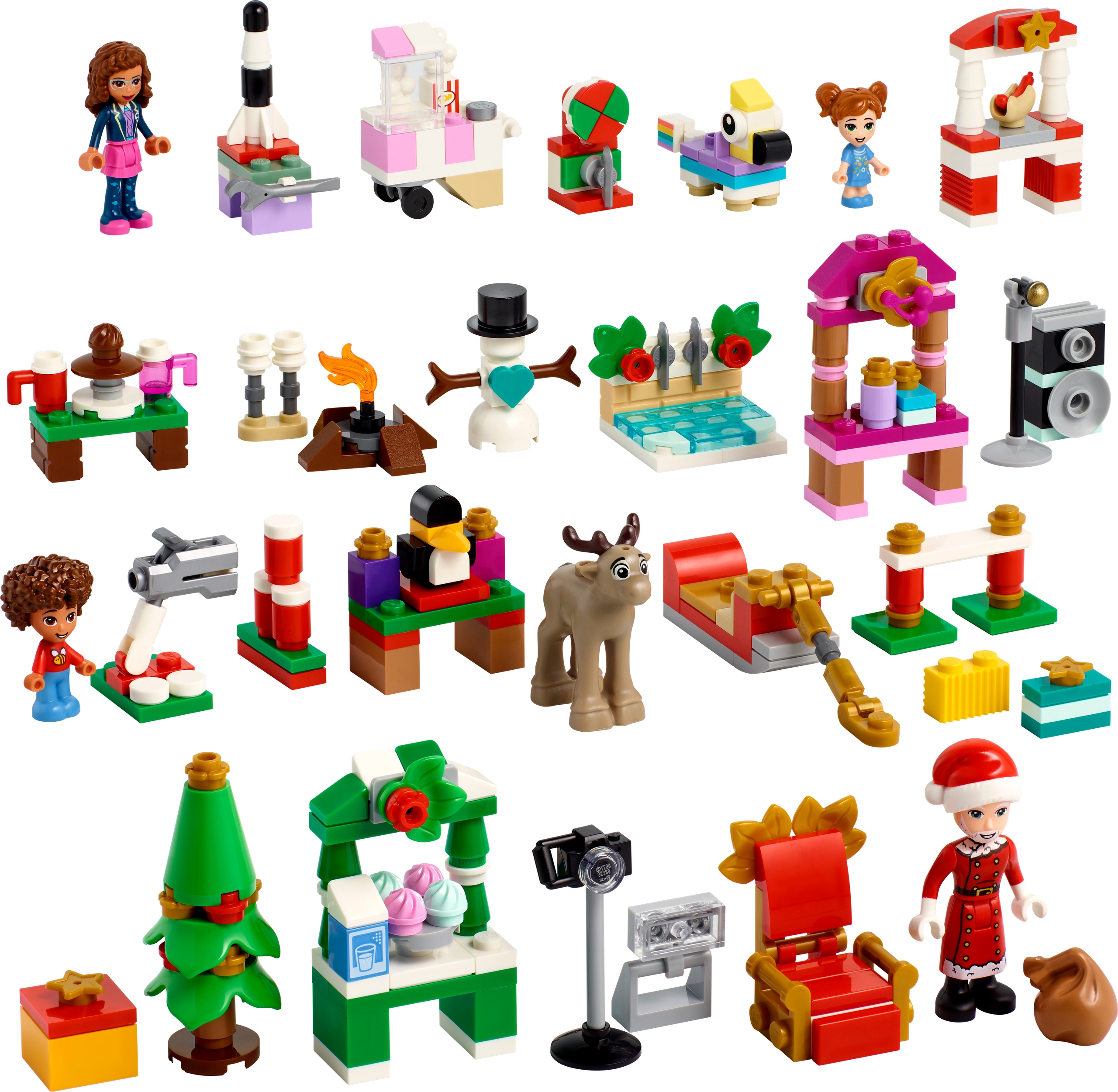 Адвент-календарь LEGO Friends 41706, 312 деталей и 24 мини-модели с фигурками, от 6 лет — фото 4