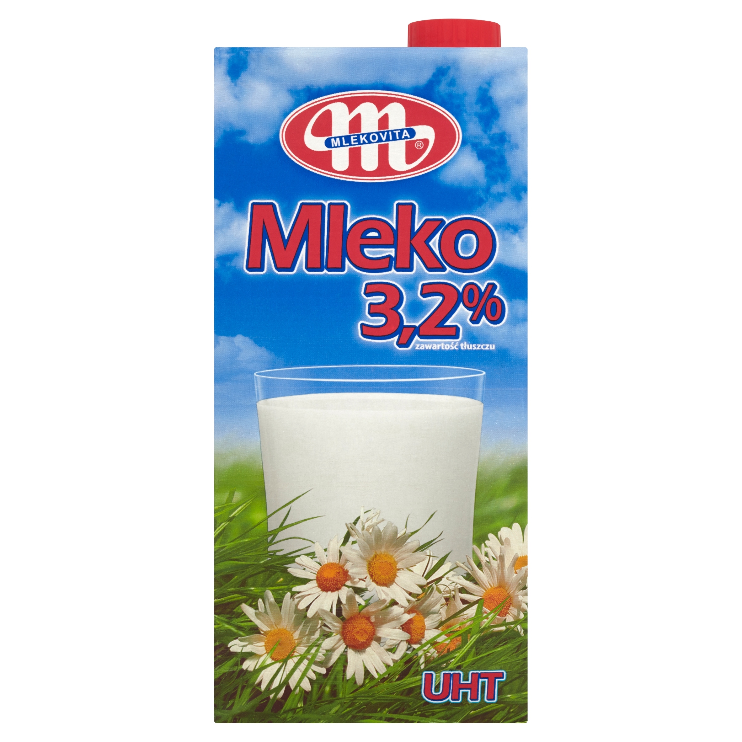Kravské mléko, čerstvé mléko Mlekovita 1000 ml