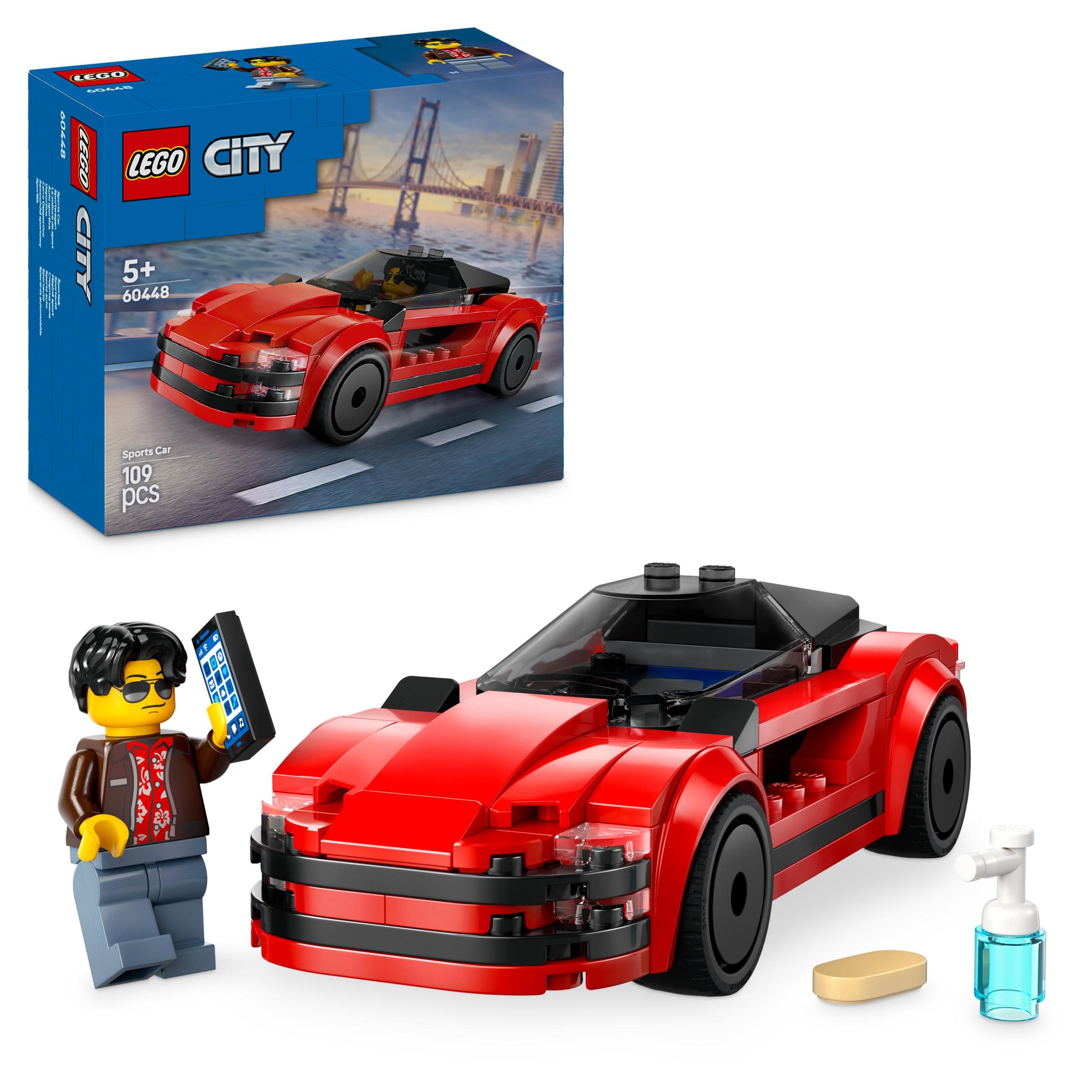 Lego City 60448 Piros Versenyautó építőkockák 5 éves kortól