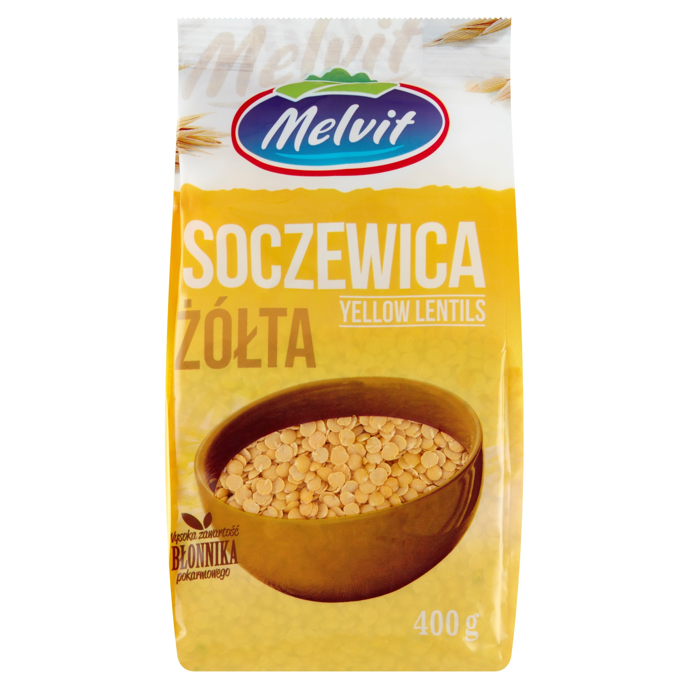 Levně 5X Melvit Čočka žlutá 400 g