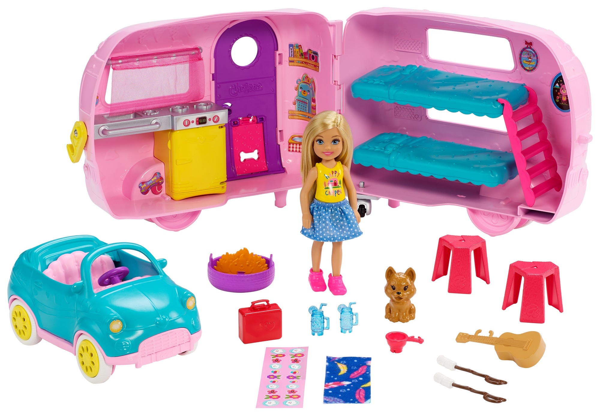 

Lalka Barbie Chelsea Auto kabriolet FXG90