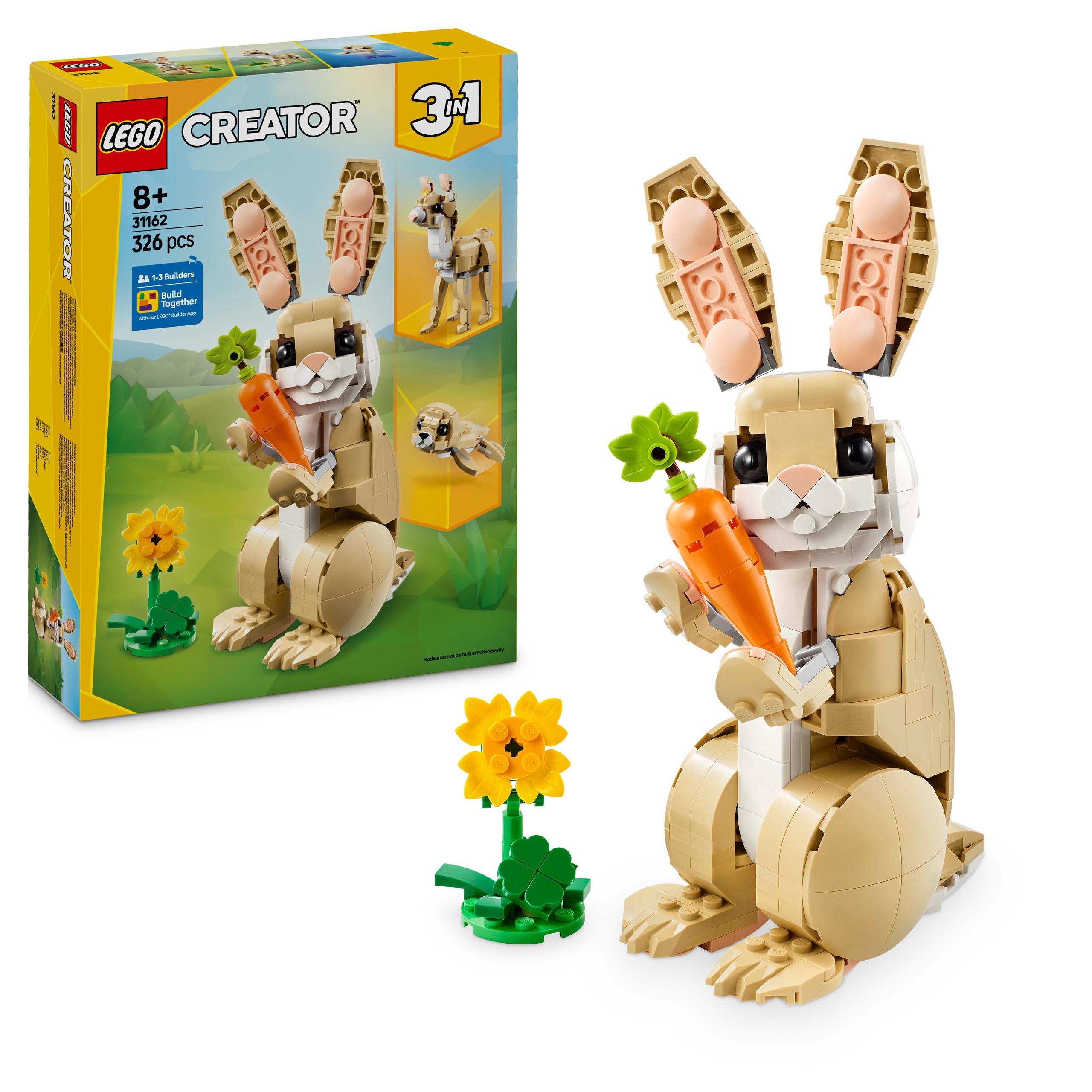 LEGO Creator Uroczy króliczek Lama Ryba 31162 Klocki Lego