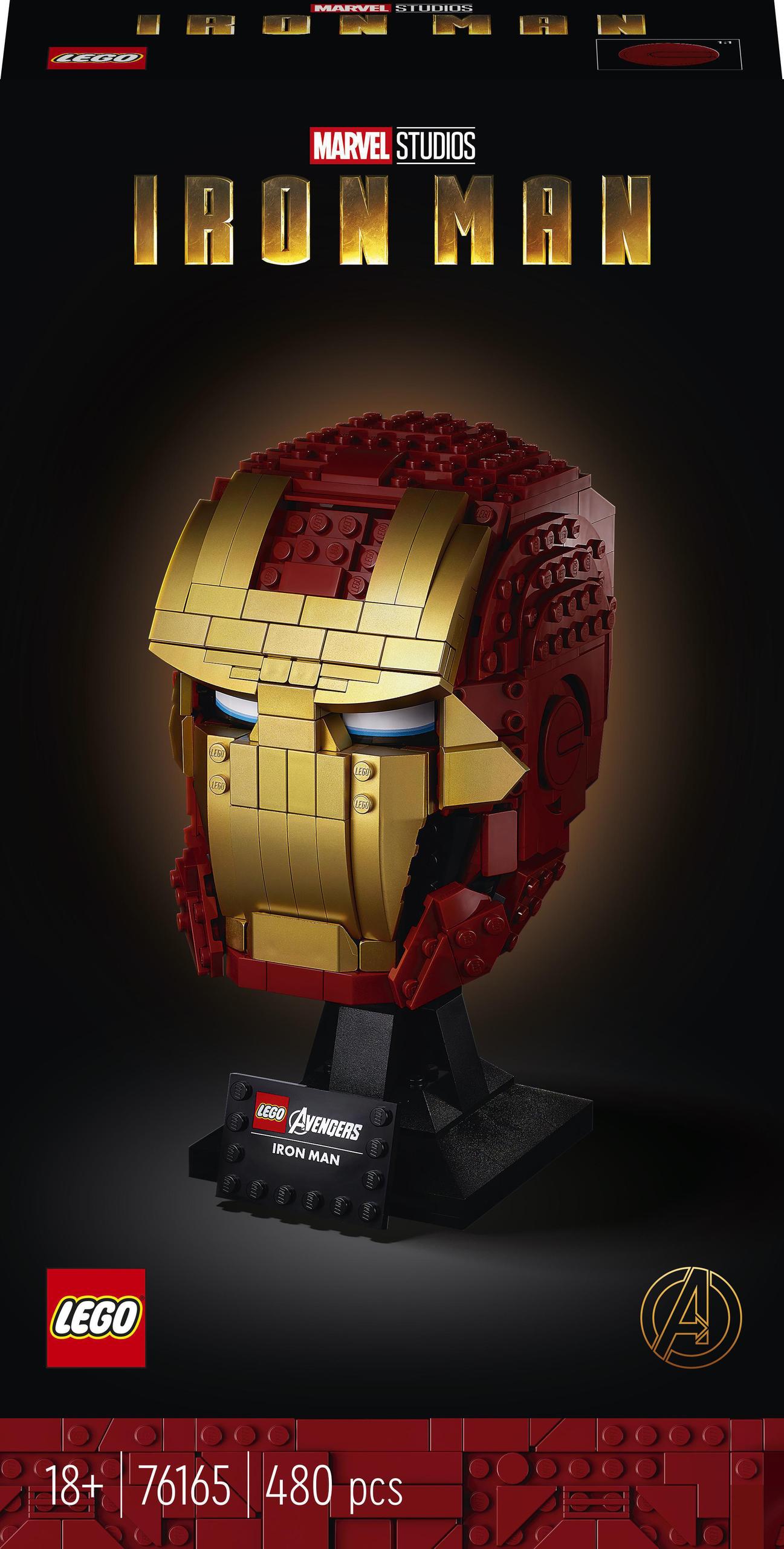 Lego 76165 Heroes Iron Manova přilba