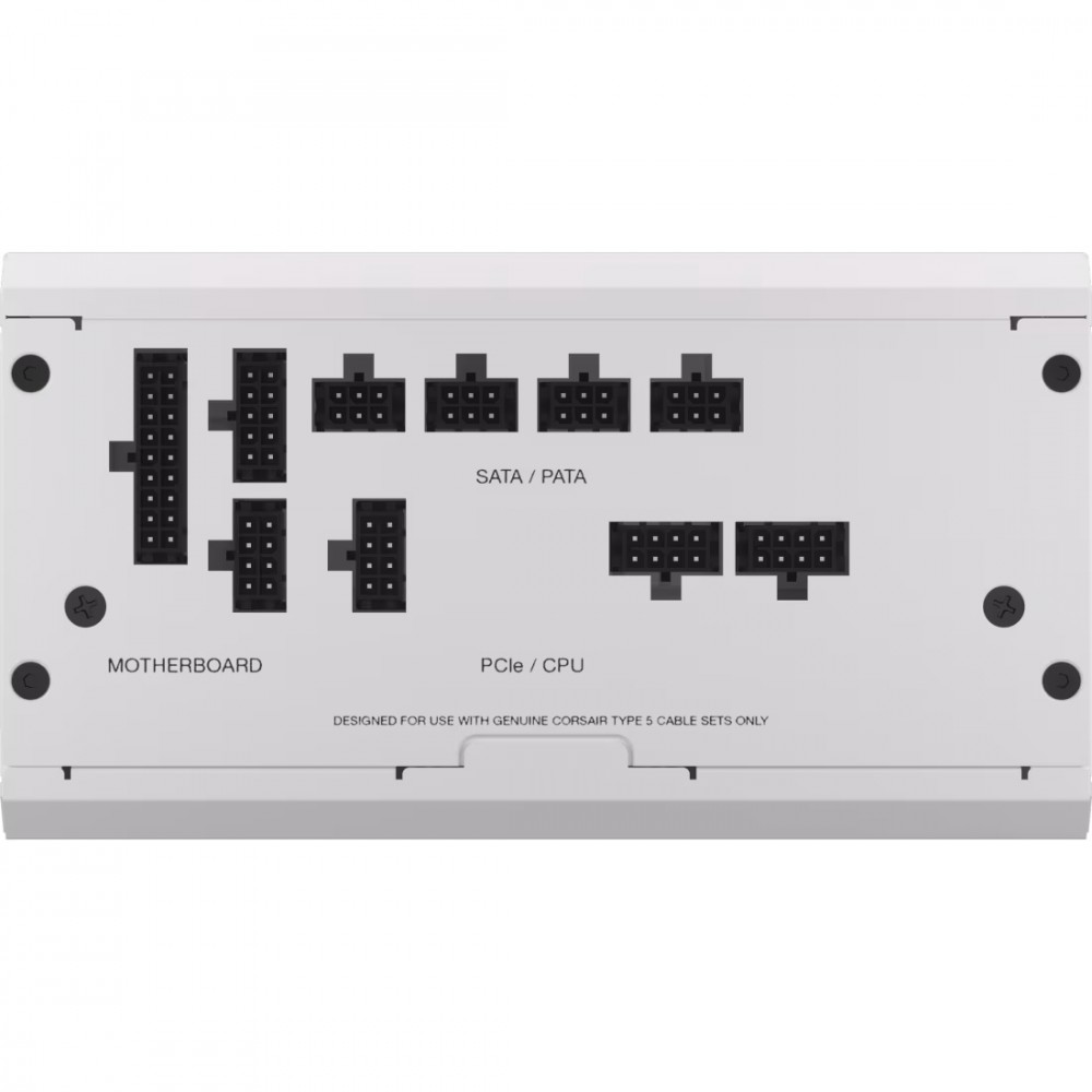 CORSAIR RMx Shift White Series, RM750x Shift White, 750 Watt, 80 PLUS GOLD Certified, Fully Modular — 12