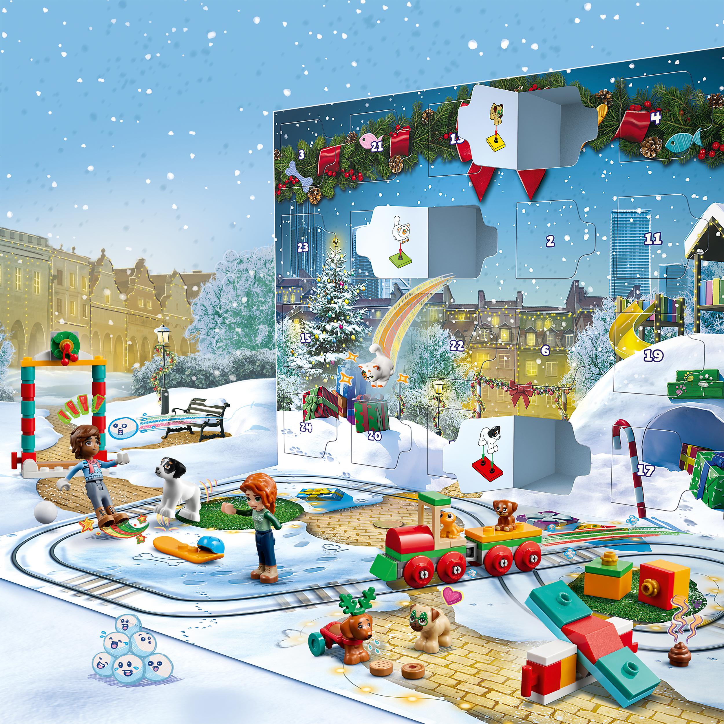 Адвент-календарь LEGO Friends 41758 2023, 231 деталь и 24 мини-модели, от 6 лет — фото 7
