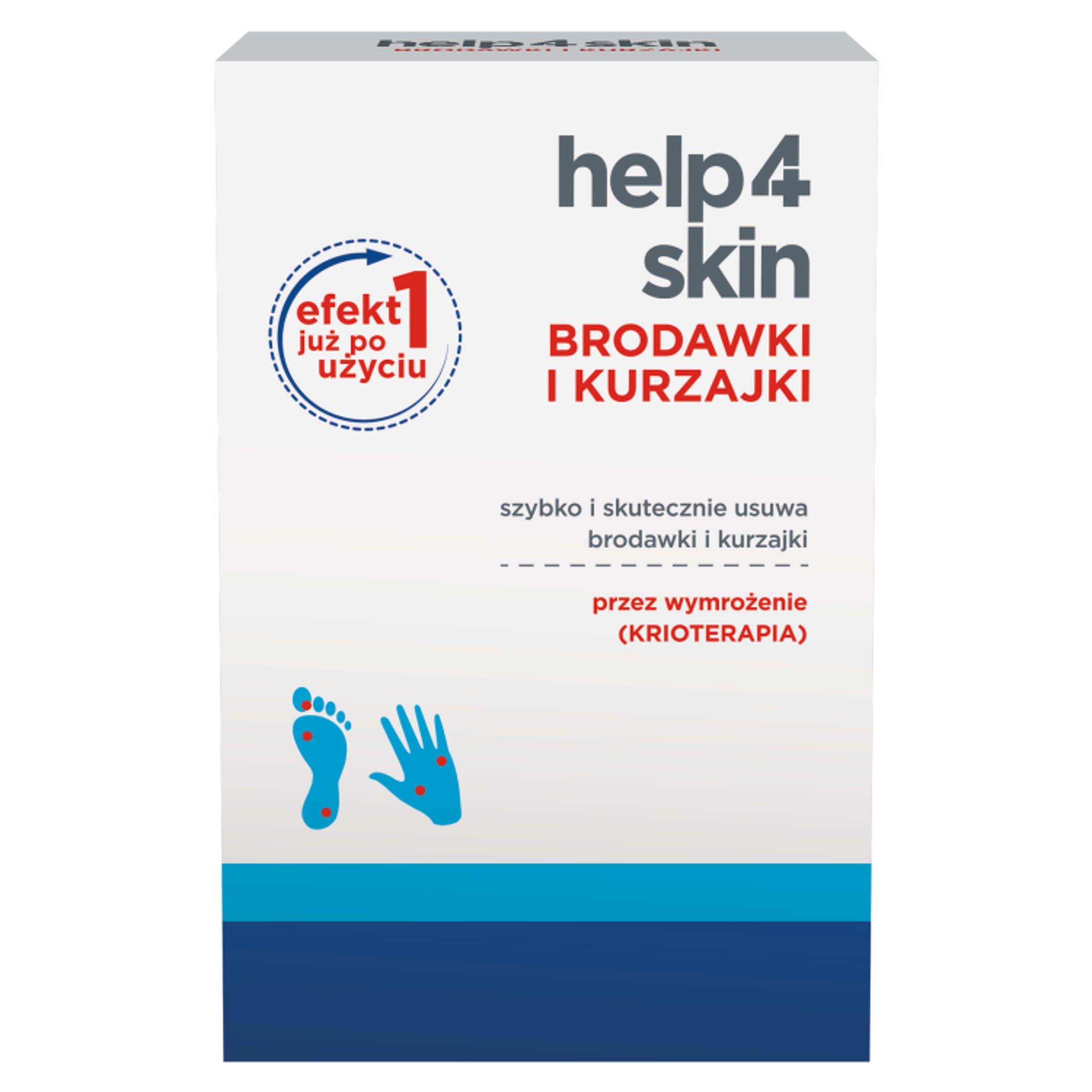 HELP4SKIN Kurzajki I Brodawki Krioterapia 50 ML