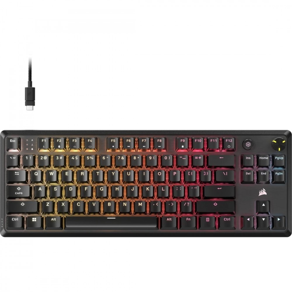 Corsair K70 CORE TKL, Gaming Keyboard, MLX RED, Black — 6