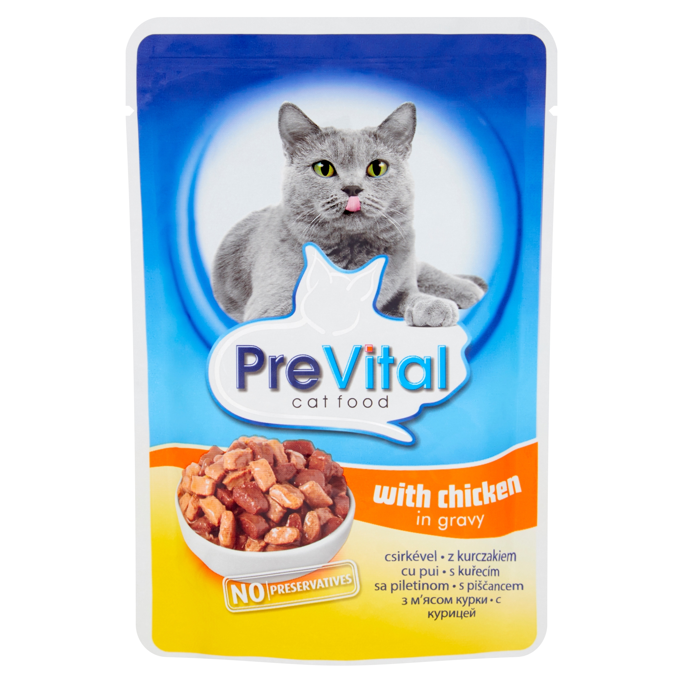 Prevital kuřecí maso v omáčce pro kočky 100 g