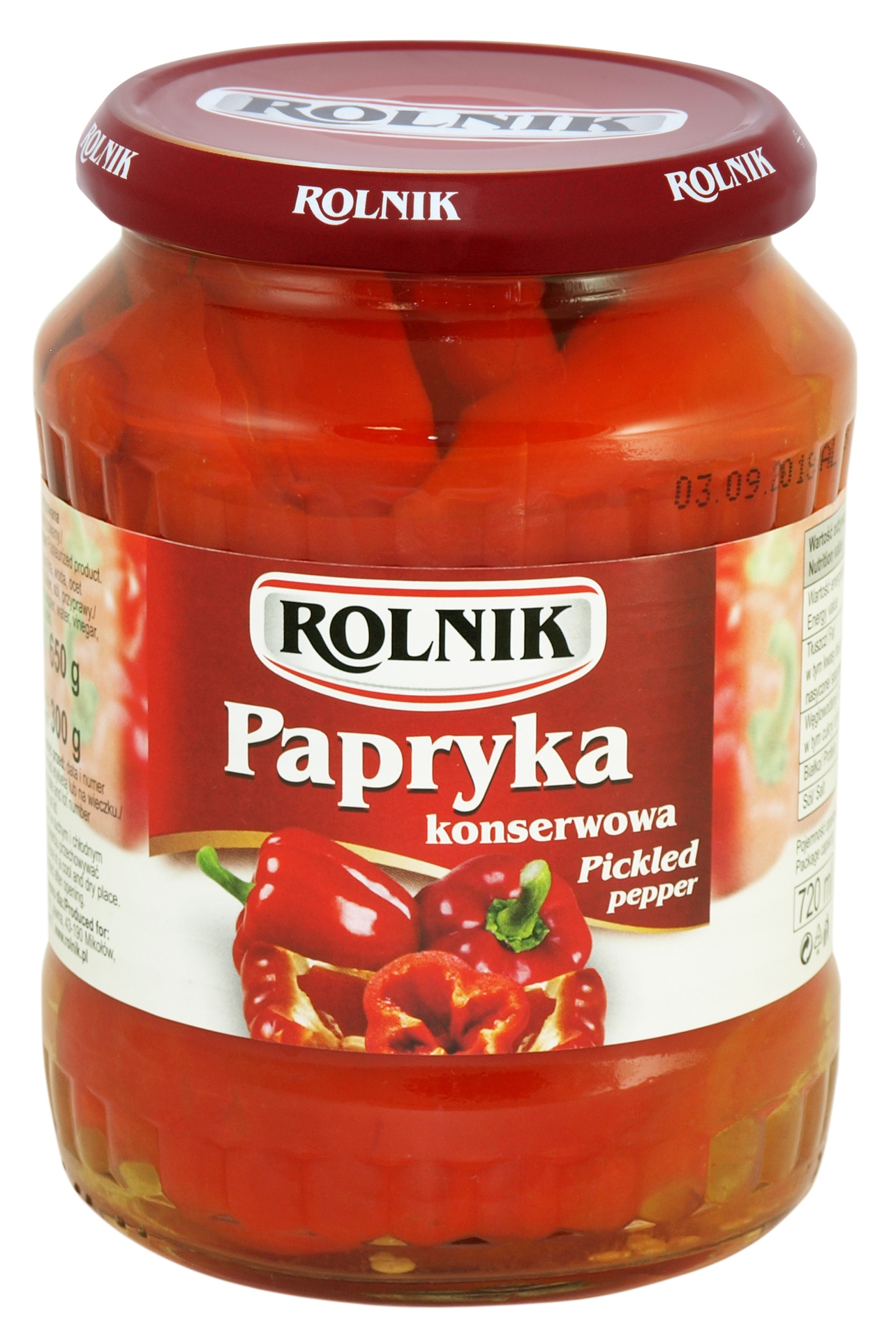 Levně Rolnik Konzervovaná paprika 6 x 650 g