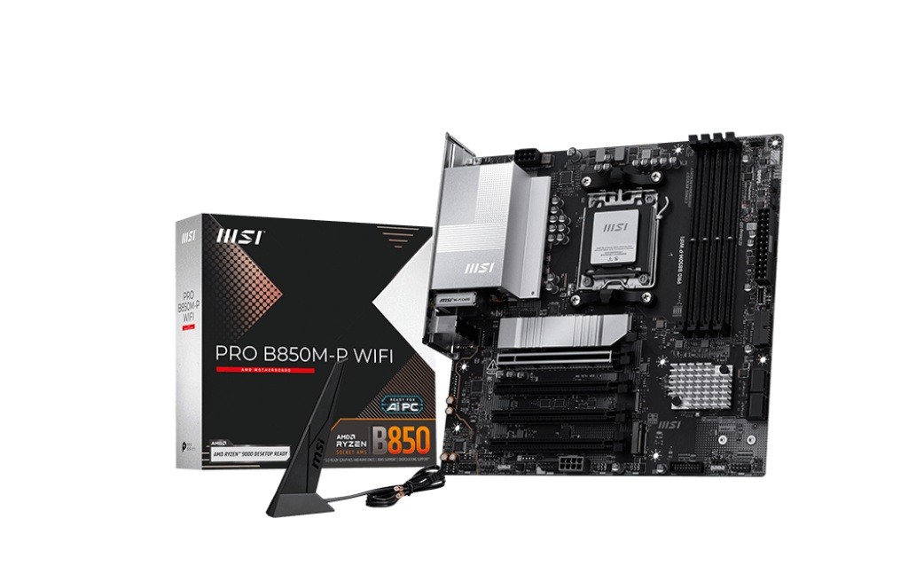 Płyta główna Msi Pro B850M-P Wifi AM5 4DDR5 Atx