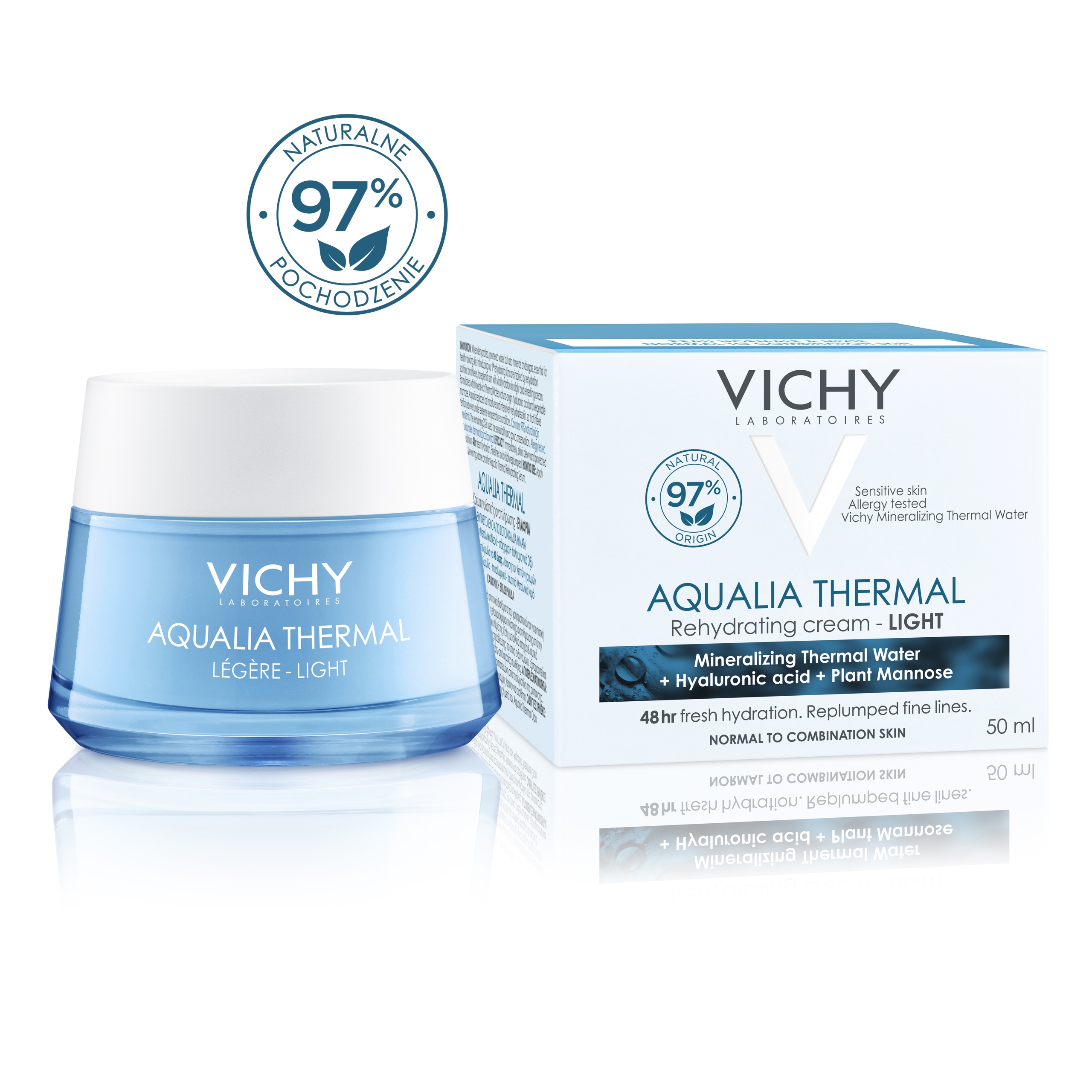 Vichy Aqualia Thermal lekki krem nawilżający skóra normalna mieszana