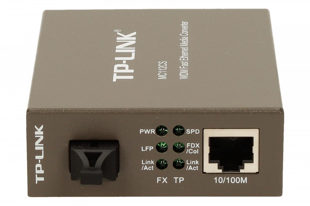 TP-Link MC112CS Wdm Konvertor 100 Mbps Eth/Optika (single-mode)