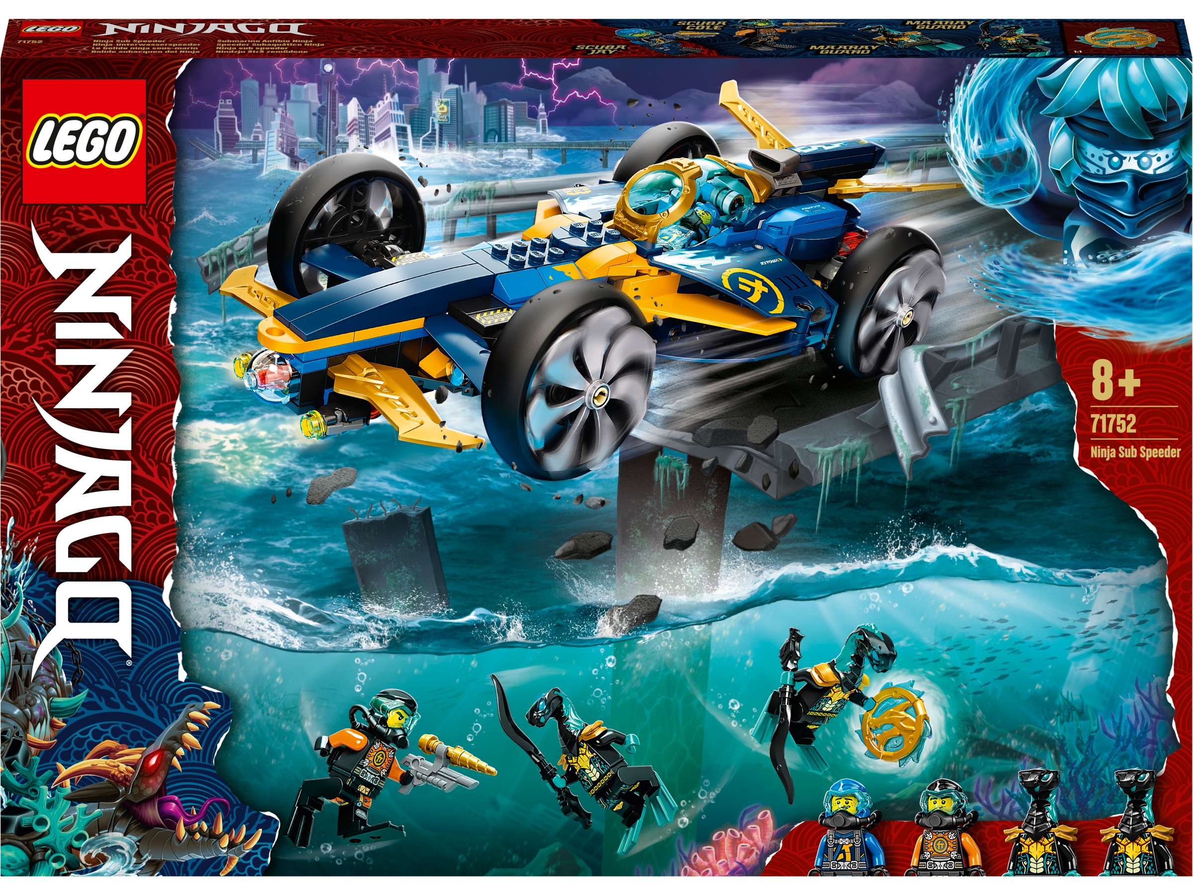 Lego 71752 Ninjago Podvodní nindža vrtulník