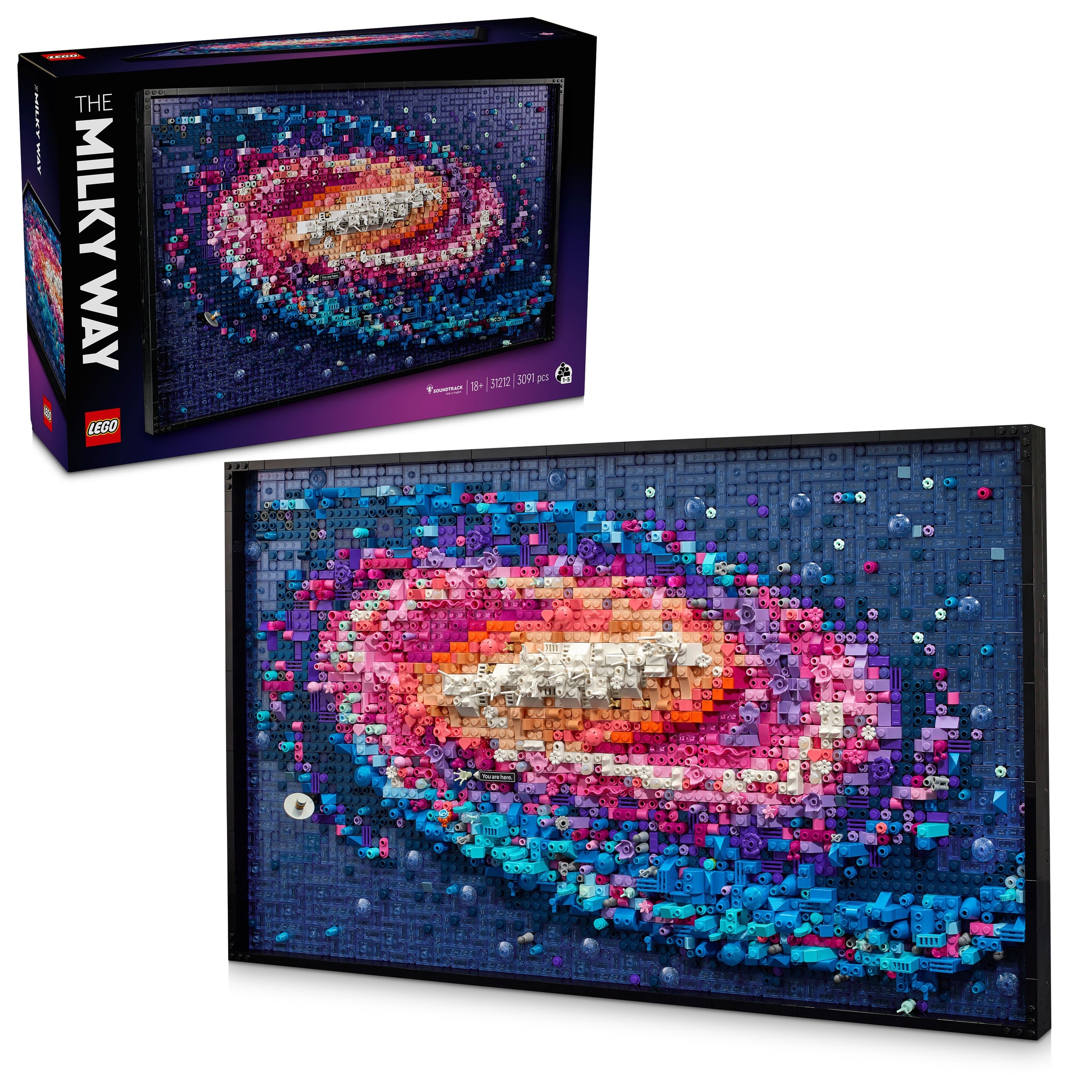 Lego Art 31212 Galaxie Mléčná dráha