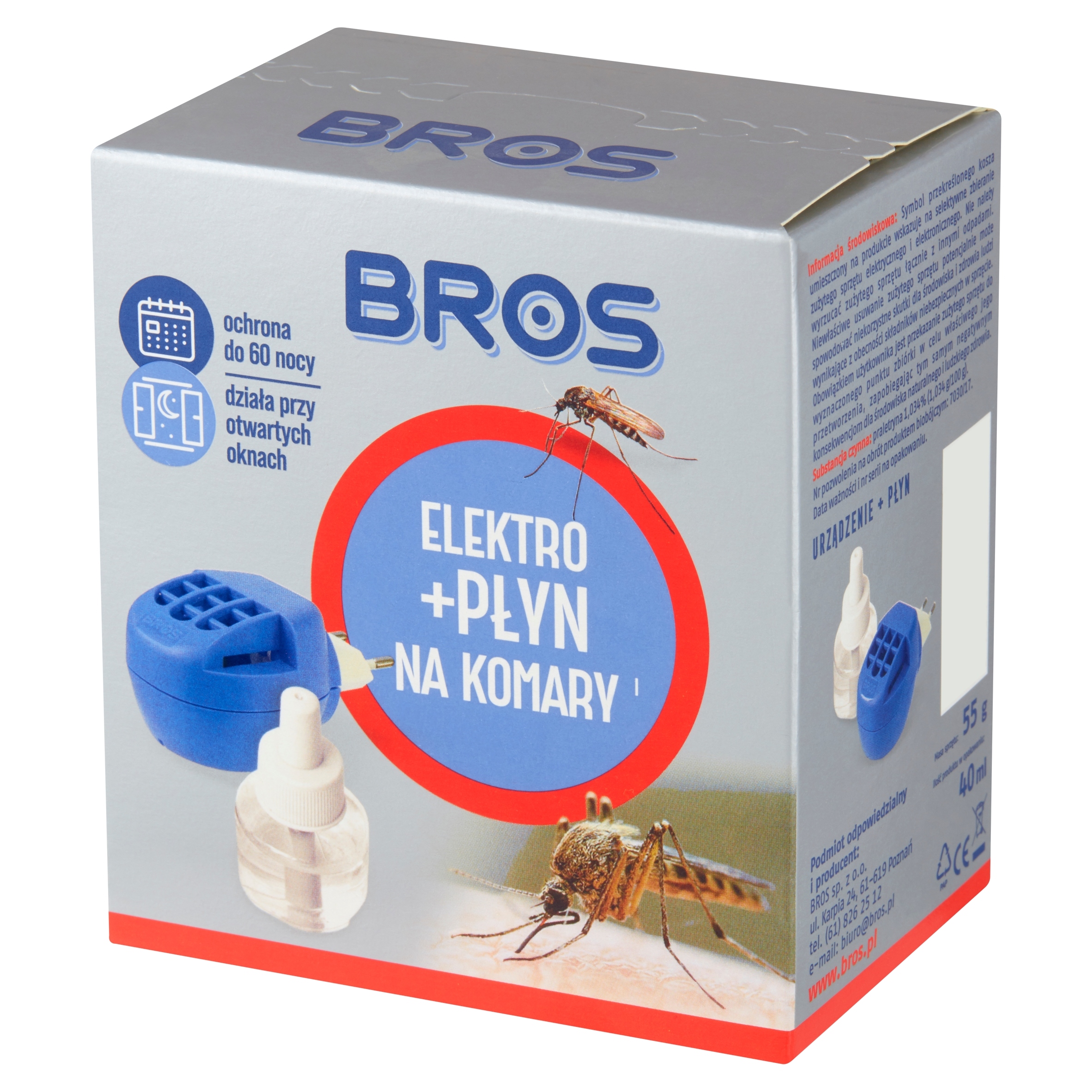 

Bros elektro płyn na komary 60 nocy