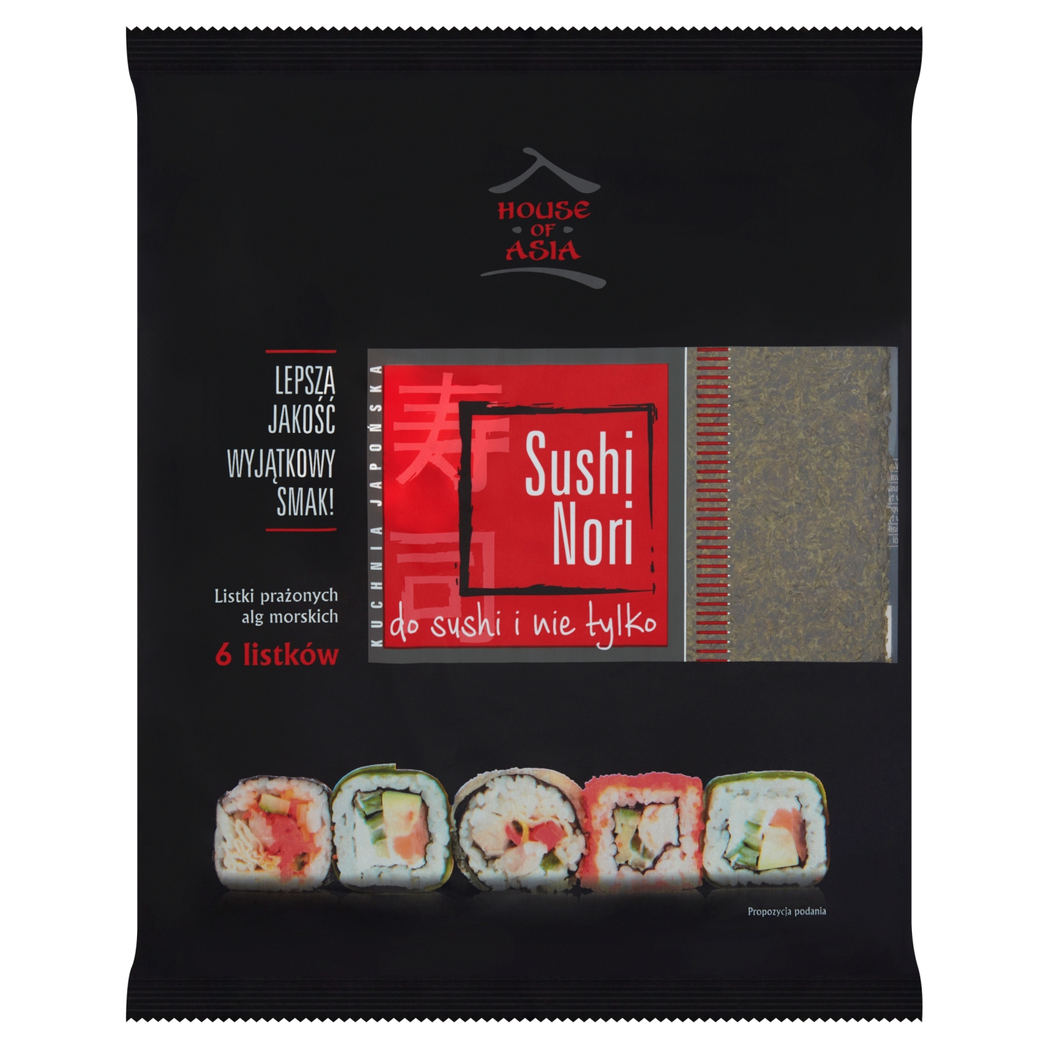 

House Of Asia Sushi Nori Algi Morskie 6szt