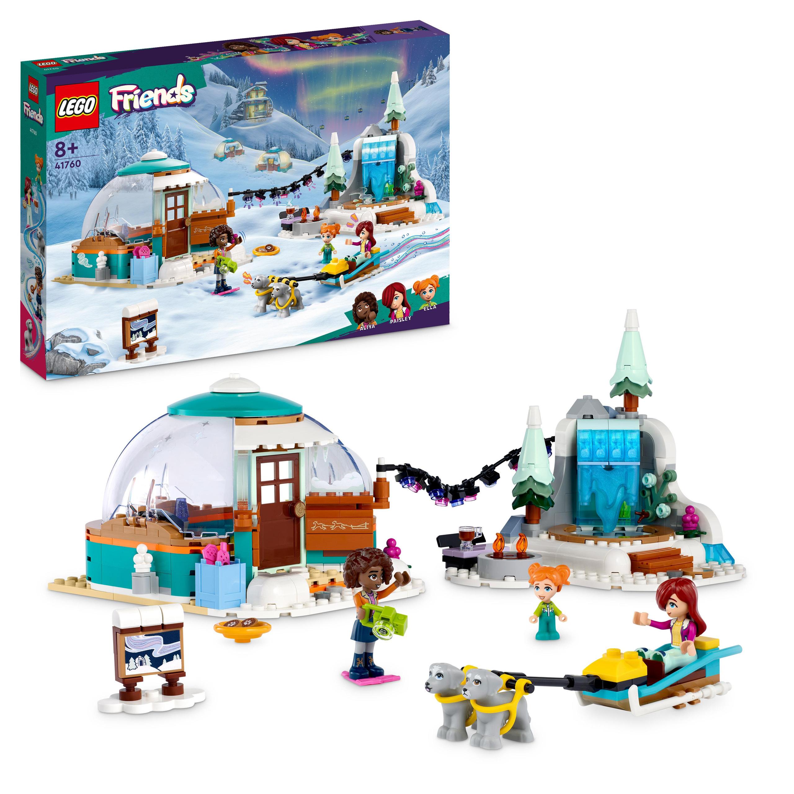 Originální Lego 41760 Friends Dobrodružství v iglú Velký Set jako dárek Nové
