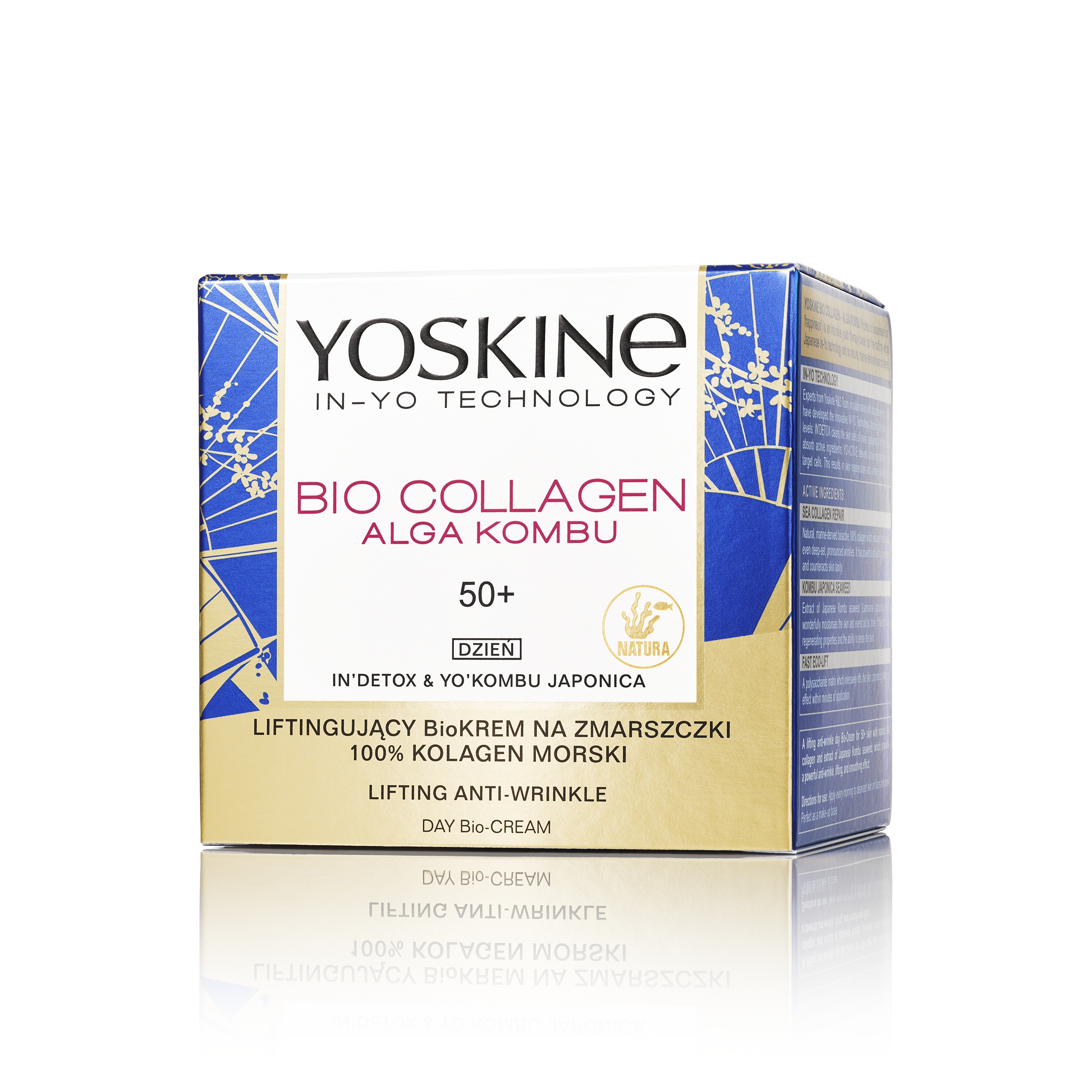 Yoskine Bio Collagen 50+ denný krém proti vráskam