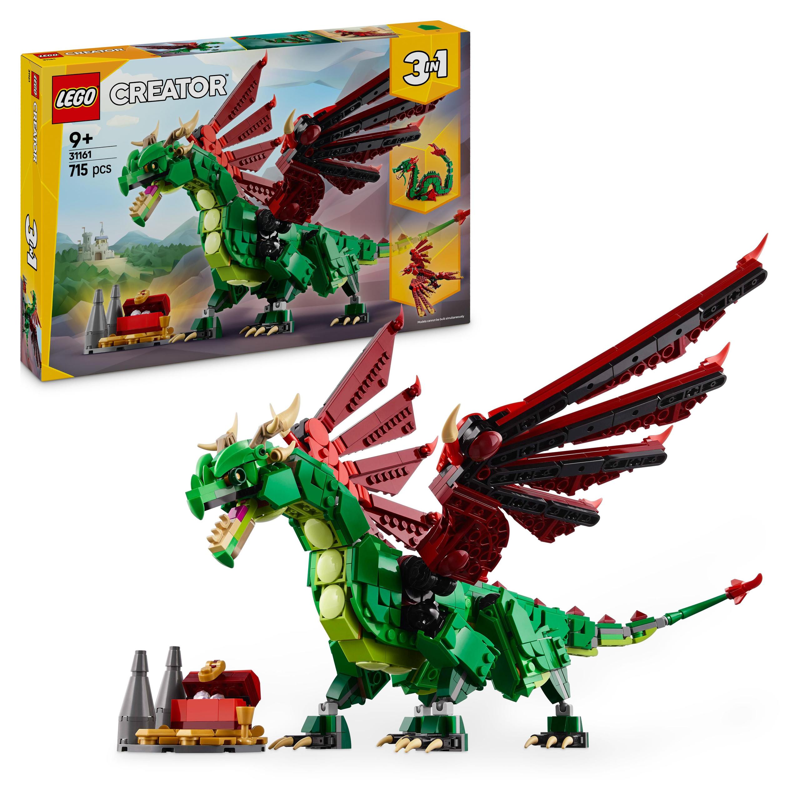 Lego Creator 3v1 31161 Středověký drak