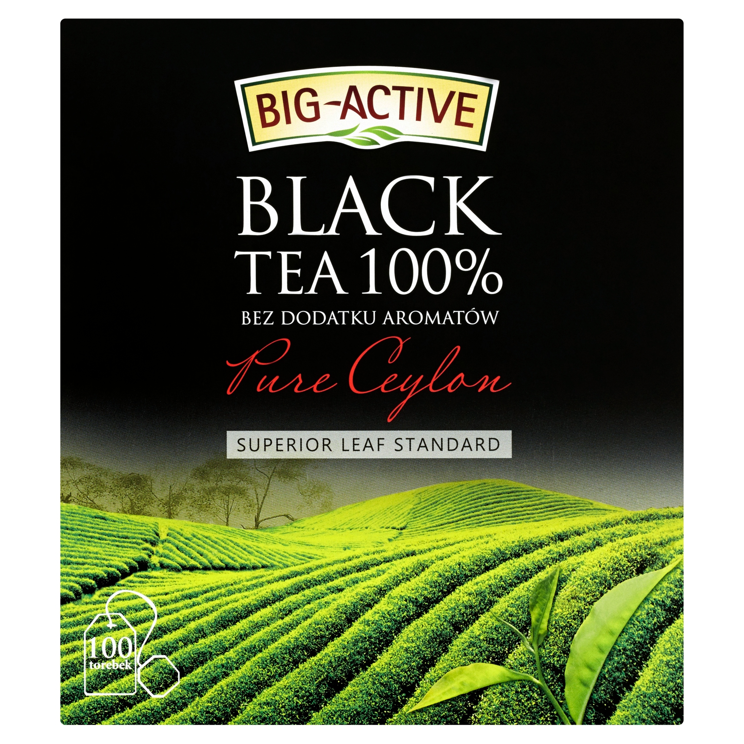Levně Big-Active Ceylon čaj 100 sáčků