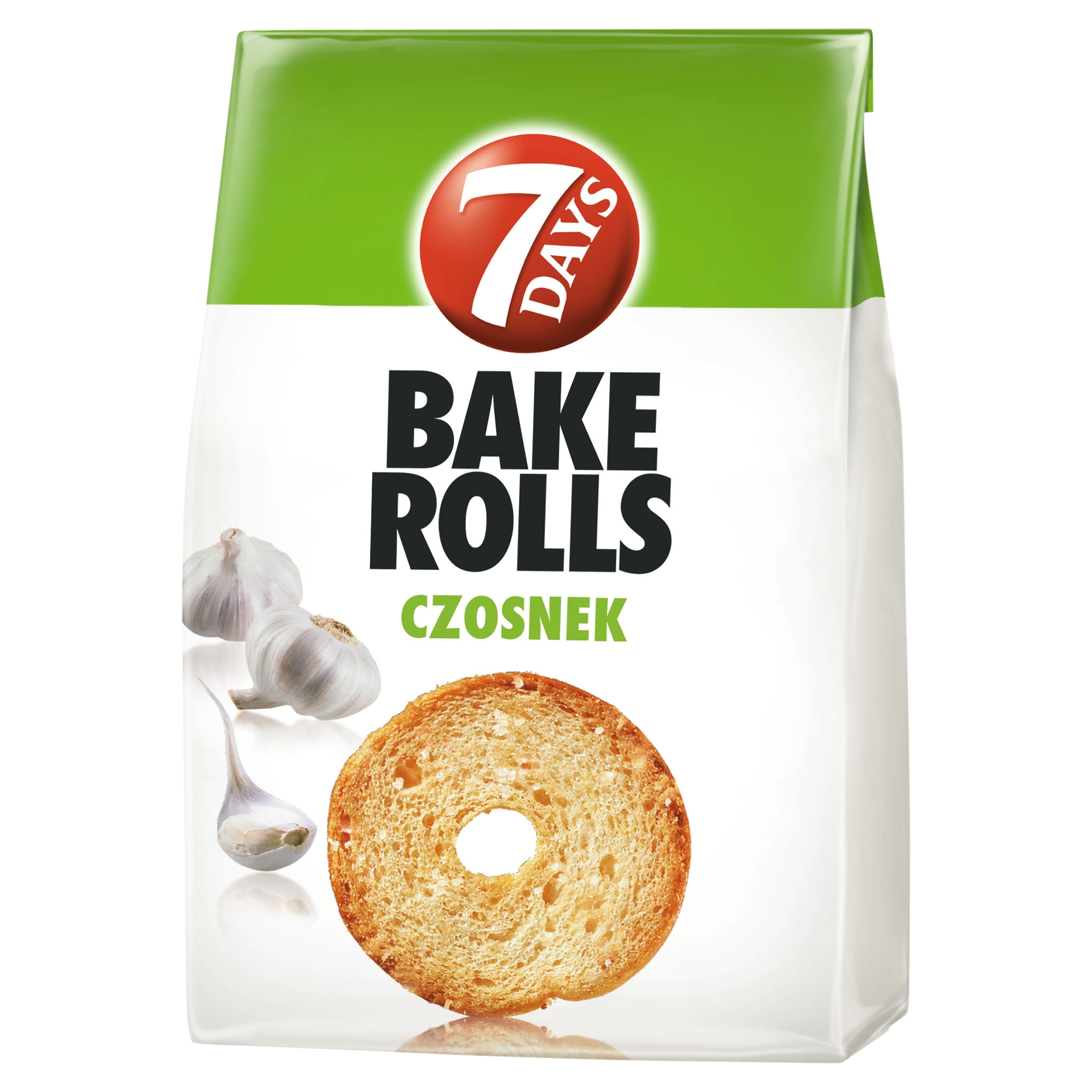 7 Days Bake Rolls Chrupki o Smaku Czosnkowym 150g