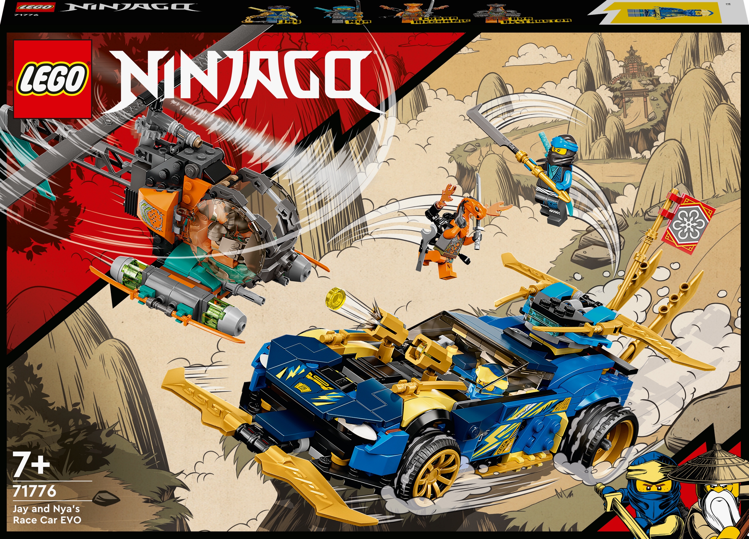 Lego Ninjago Závodní Evo Jaya a Nyi 71776