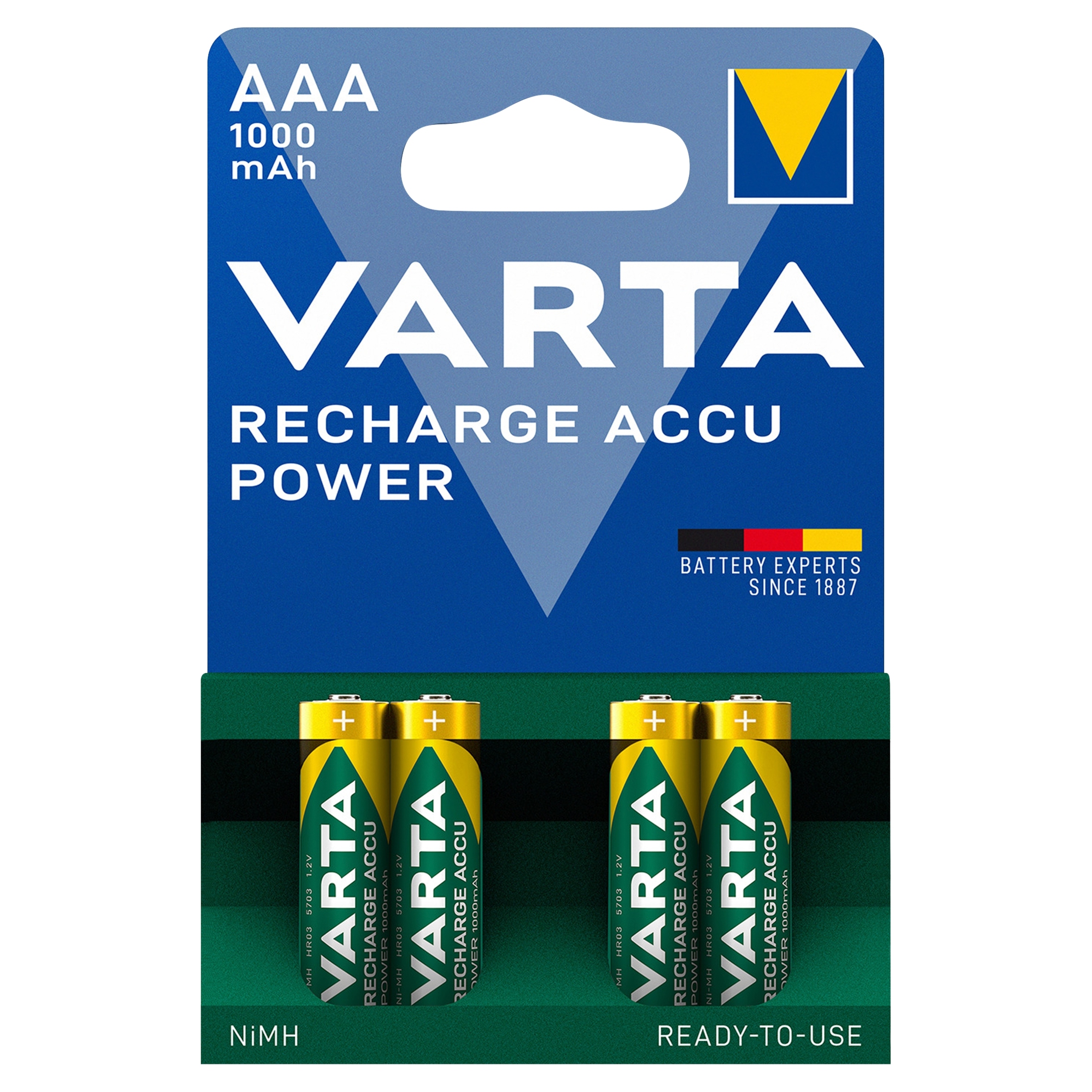Varta Akumulatory R3 1000 mAh Recharge Accu Power 4szt