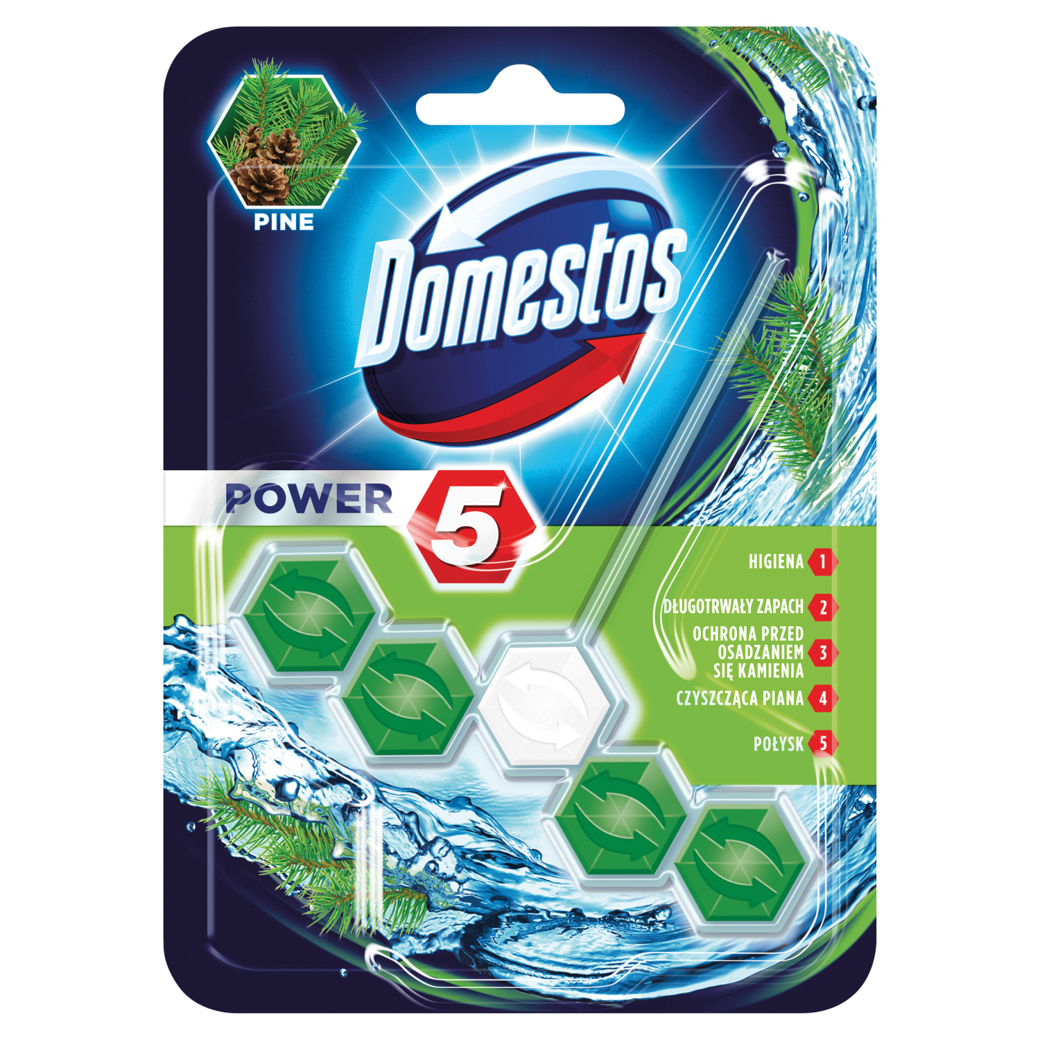 

Domestos Power 5 Pine Zawieszka Do Wc 55G