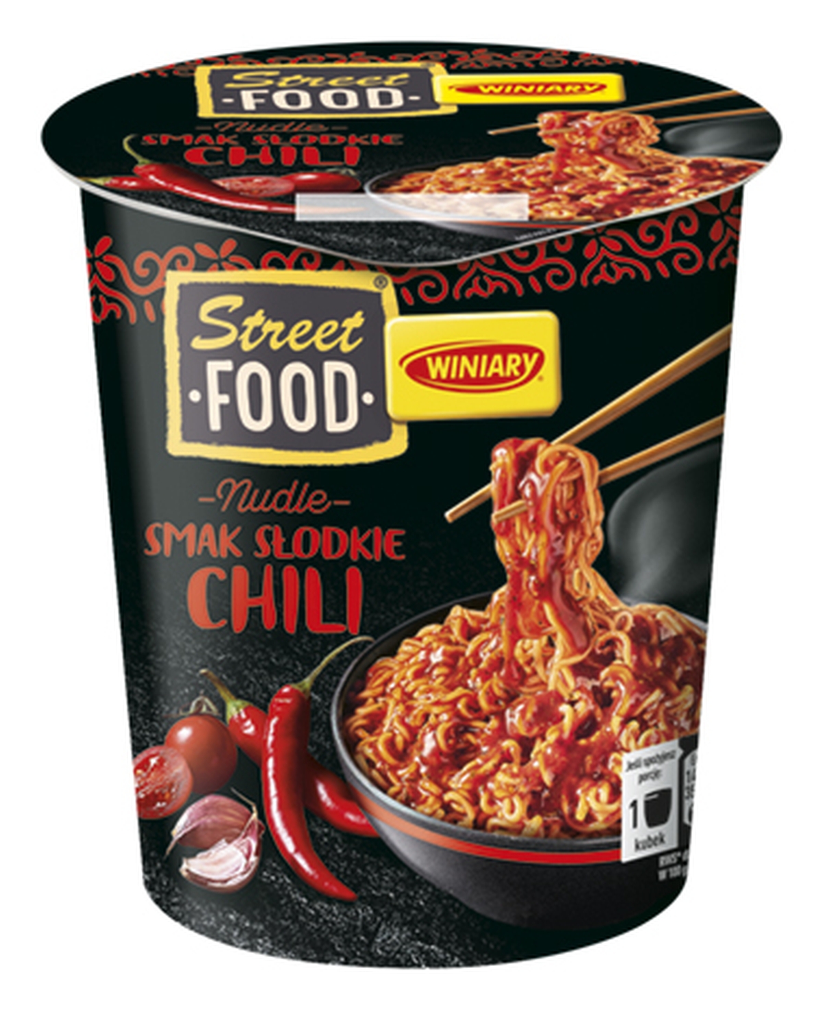 Levně 8 x Winiary streetfood Nudle Sladké Chilli 75 g