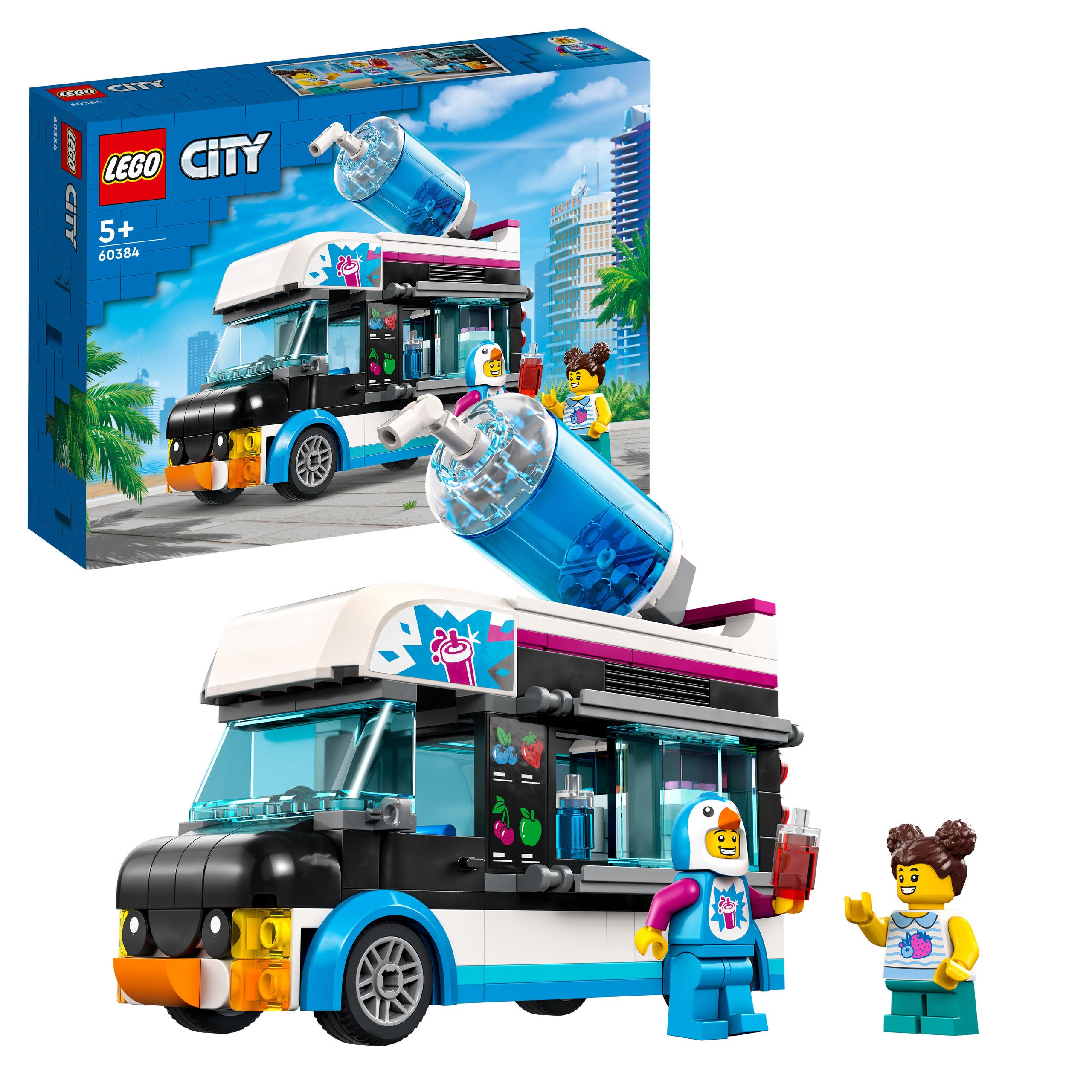 Lego City 60384 Tučňákova dodávka s Slushem Food Truck Piknik 5+