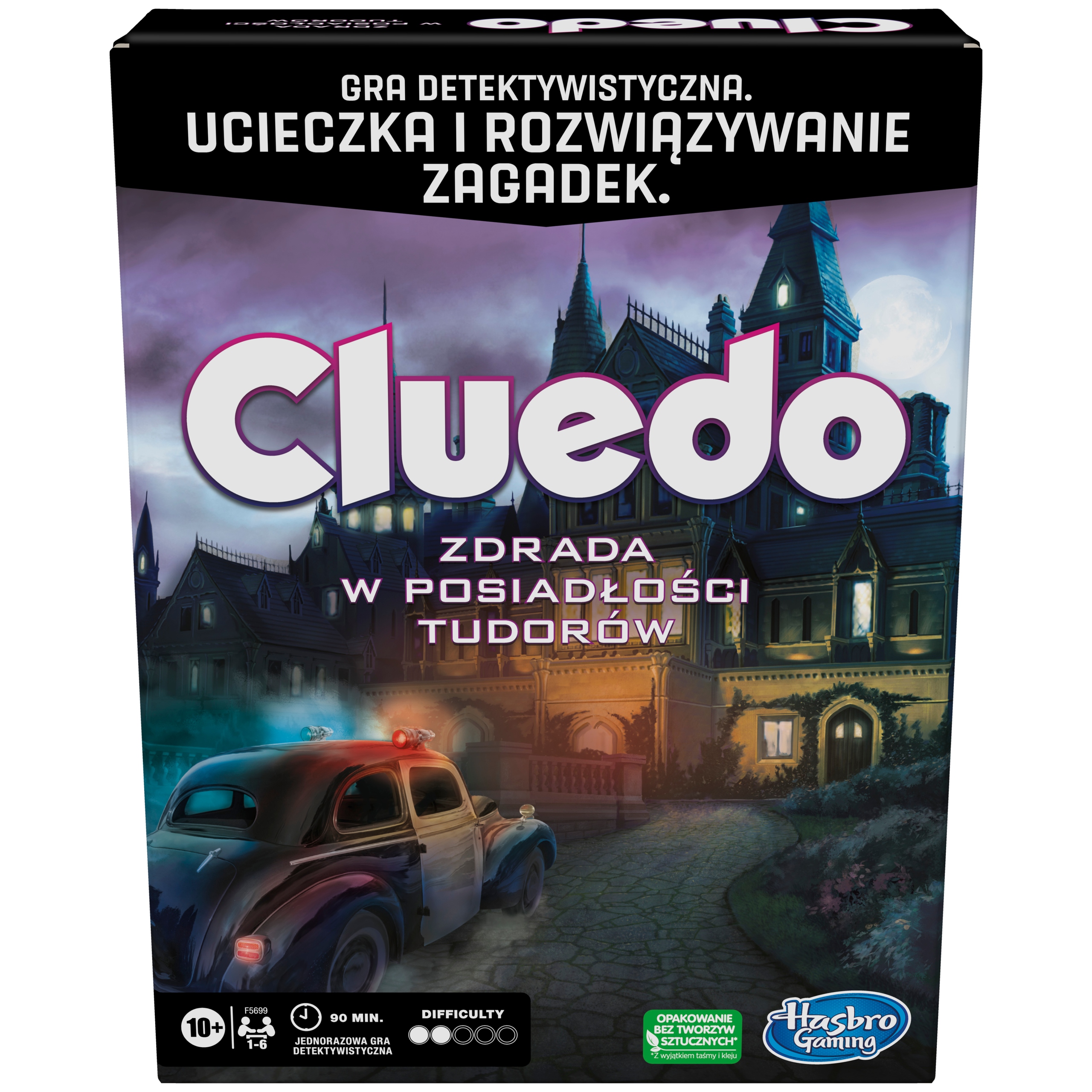 Cluedo Zdrada w Posiadłości Tudorów gra karciana Hasbro Gaming F5699