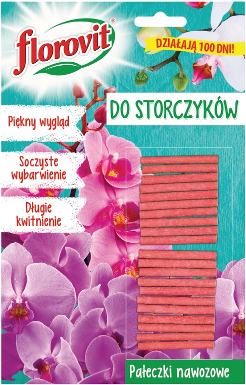 

Pałeczki nawozowe do storczyków 100 Dni Florovit