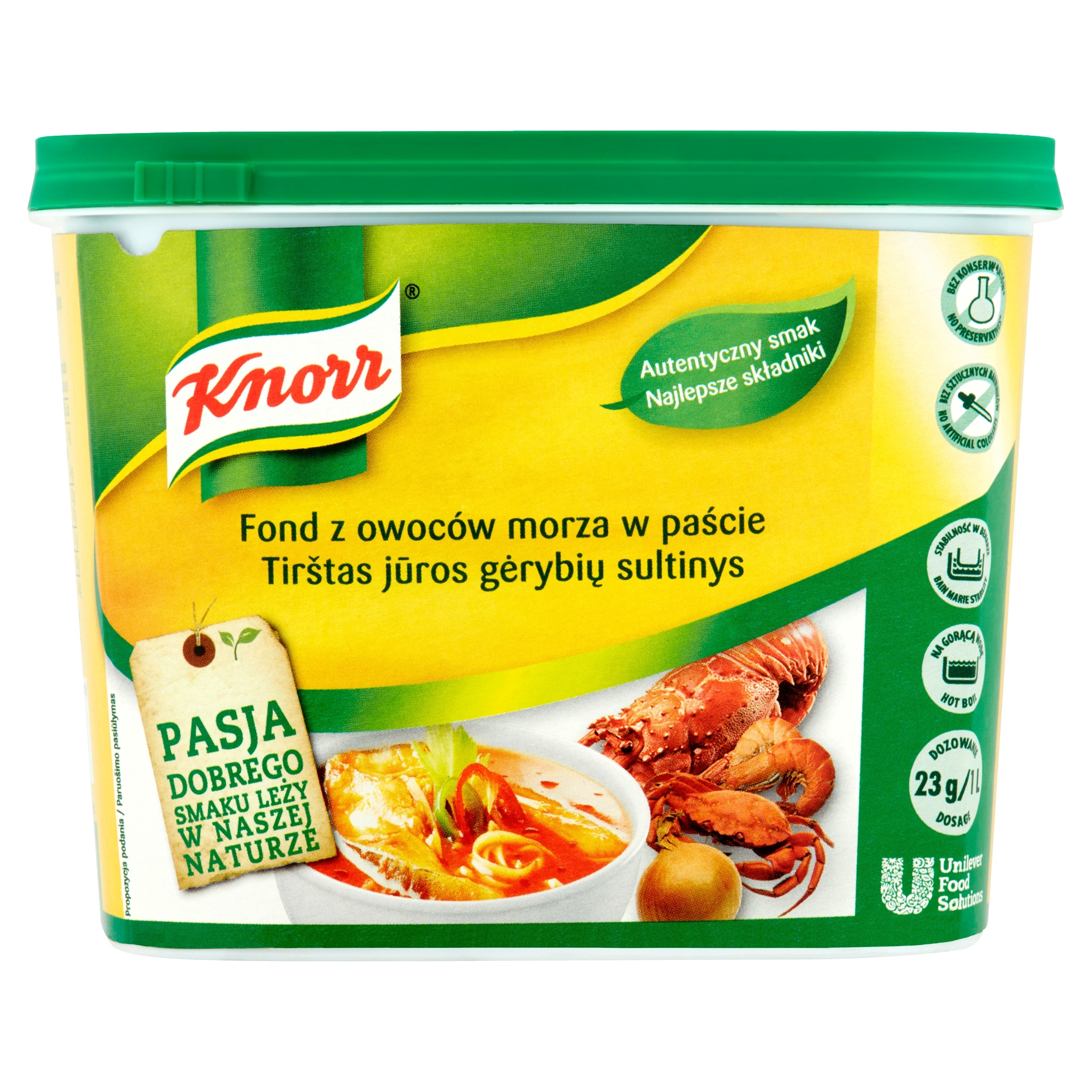 Levně Fond z mořských plodů v pastě 1 kg Knorr