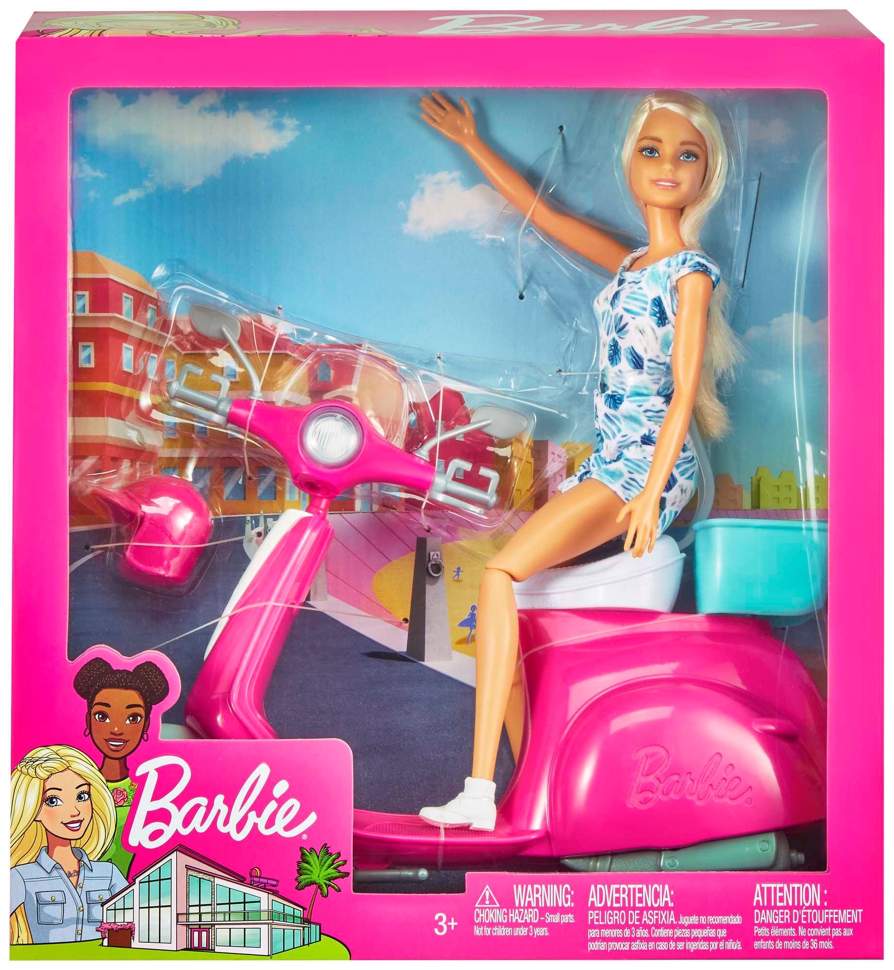 GBK85 BARBIE JÁTÉKBABA ROBOGÓVAL Gyártó kódja GBK85